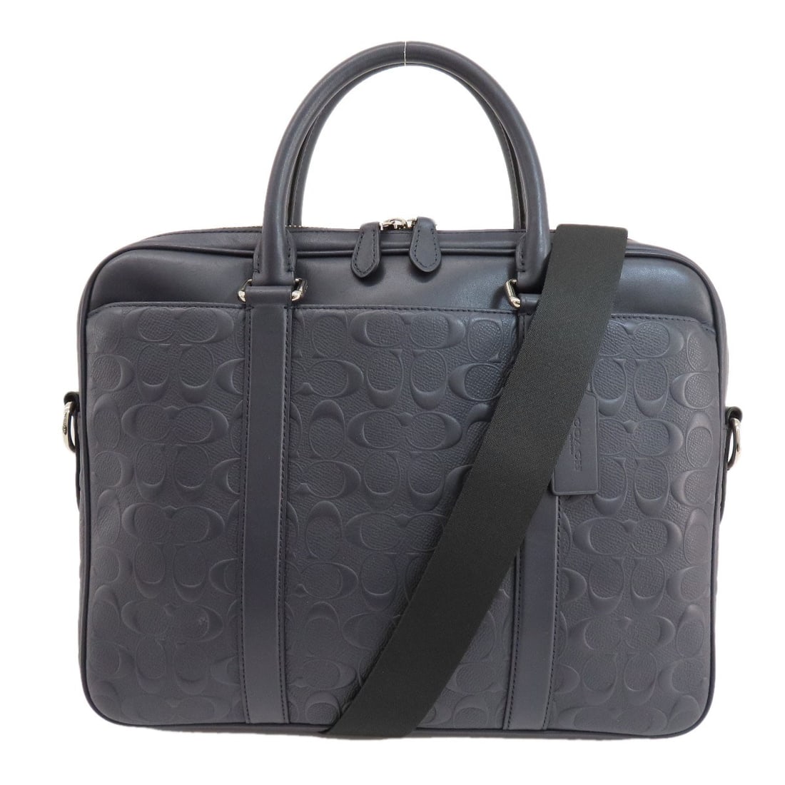 Leather COACH Signature 2WAY Business bag: Leather COACH Signature 2WAY Business bag This listing features Leather COACH Signature 2WAY Business bag. Item specifics are provided below. Item Specifics: Brand: COACH Exterior Material: Leather Ex
