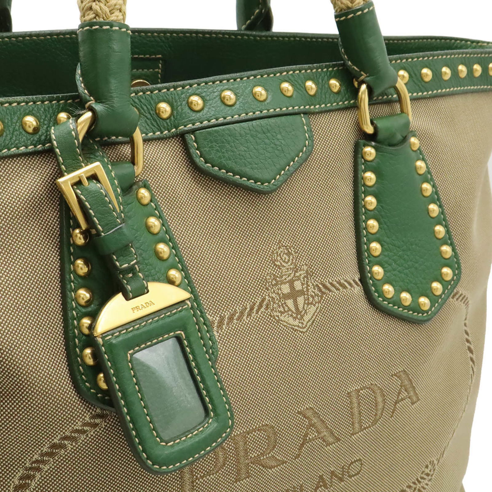 Canvas Prada Tote Bag - 10