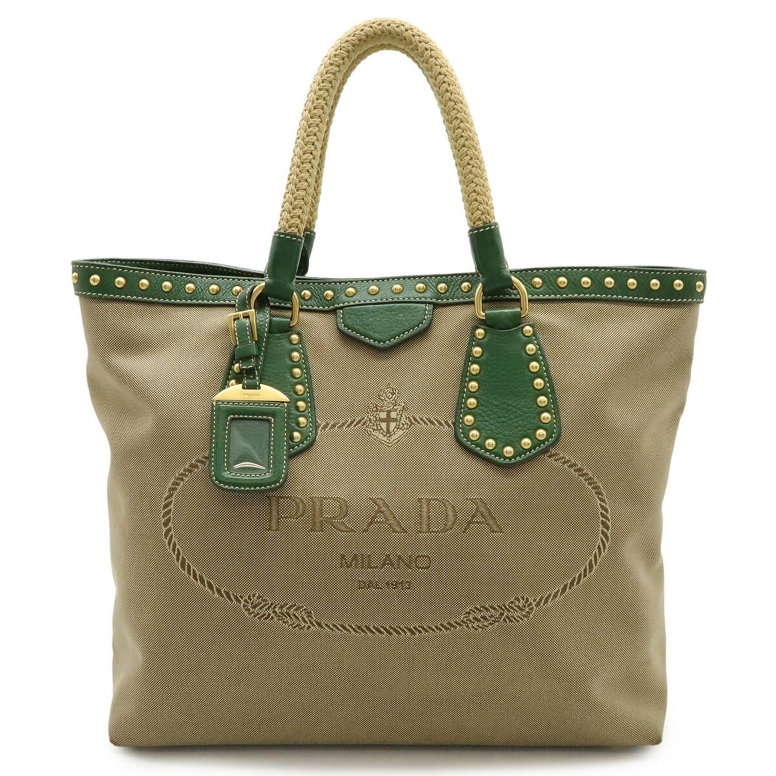 Canvas Prada Tote Bag - 2
