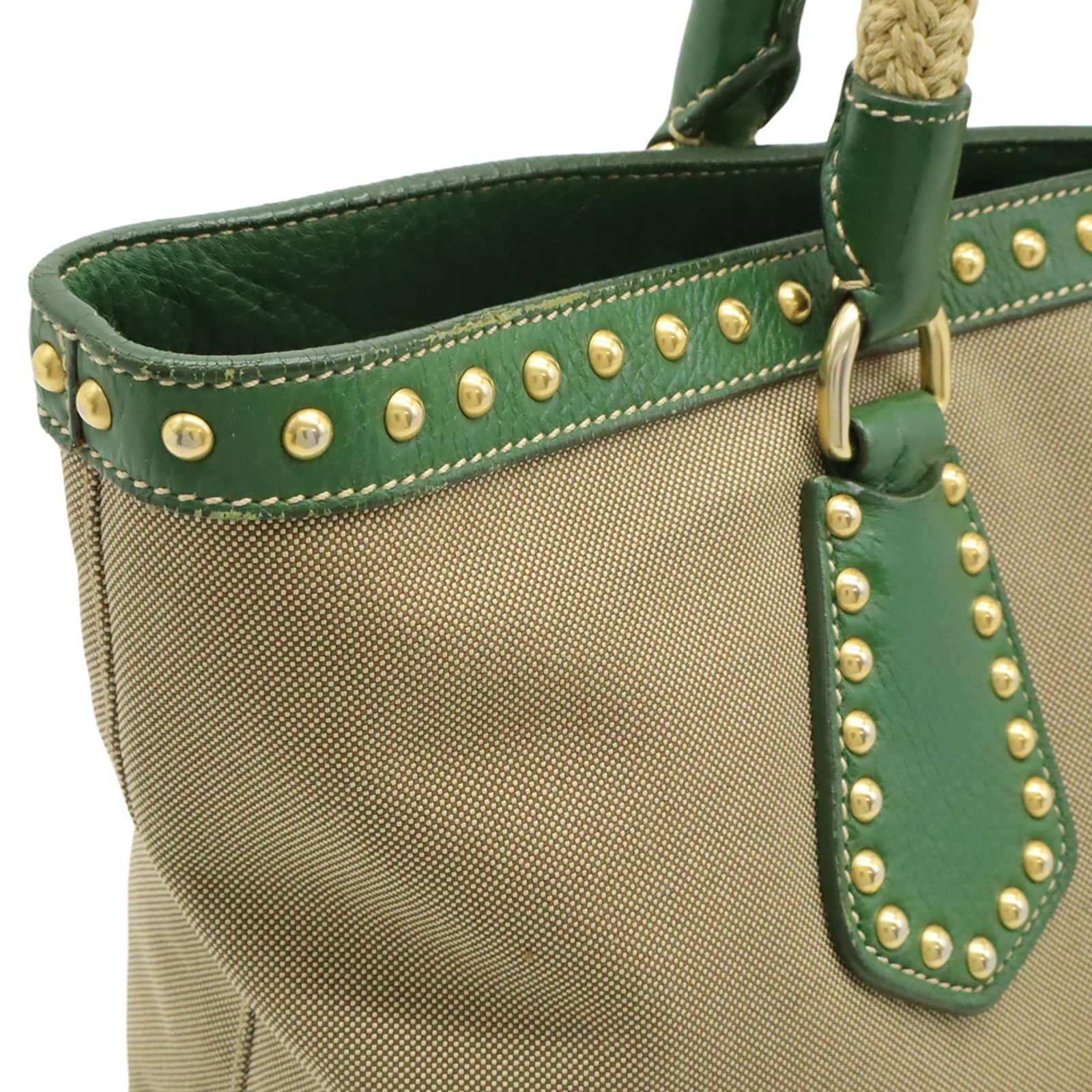 Canvas Prada Tote Bag - 8