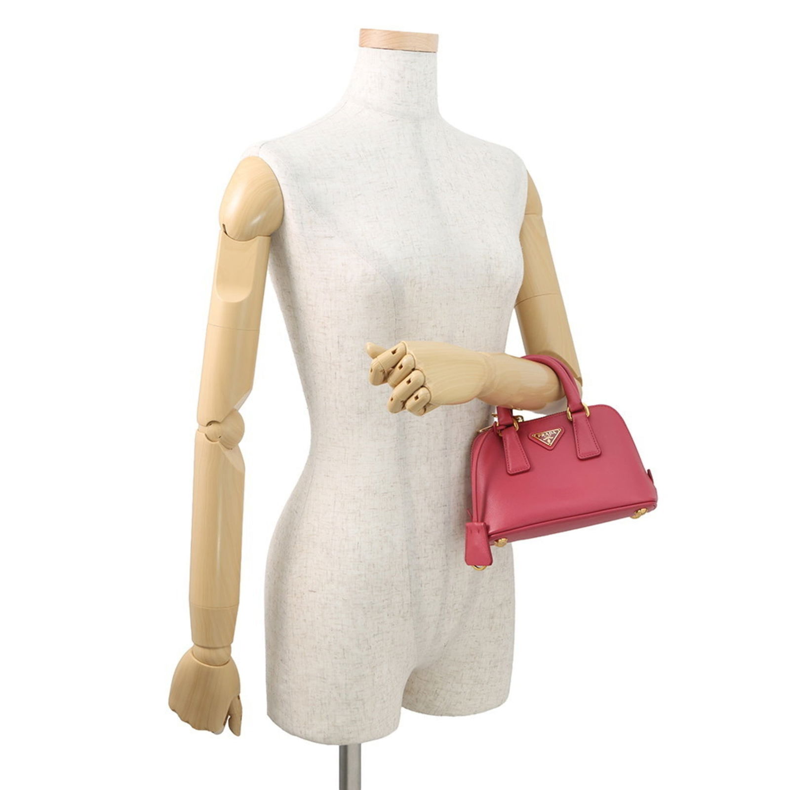 Leather Prada Handbag - 4