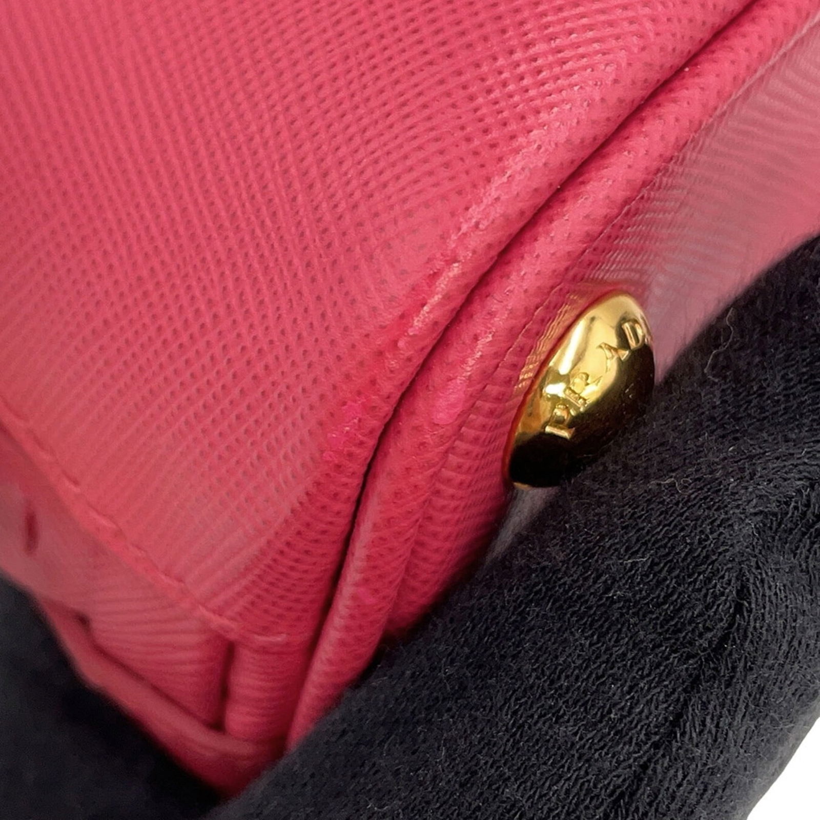 Leather Prada Handbag - 7