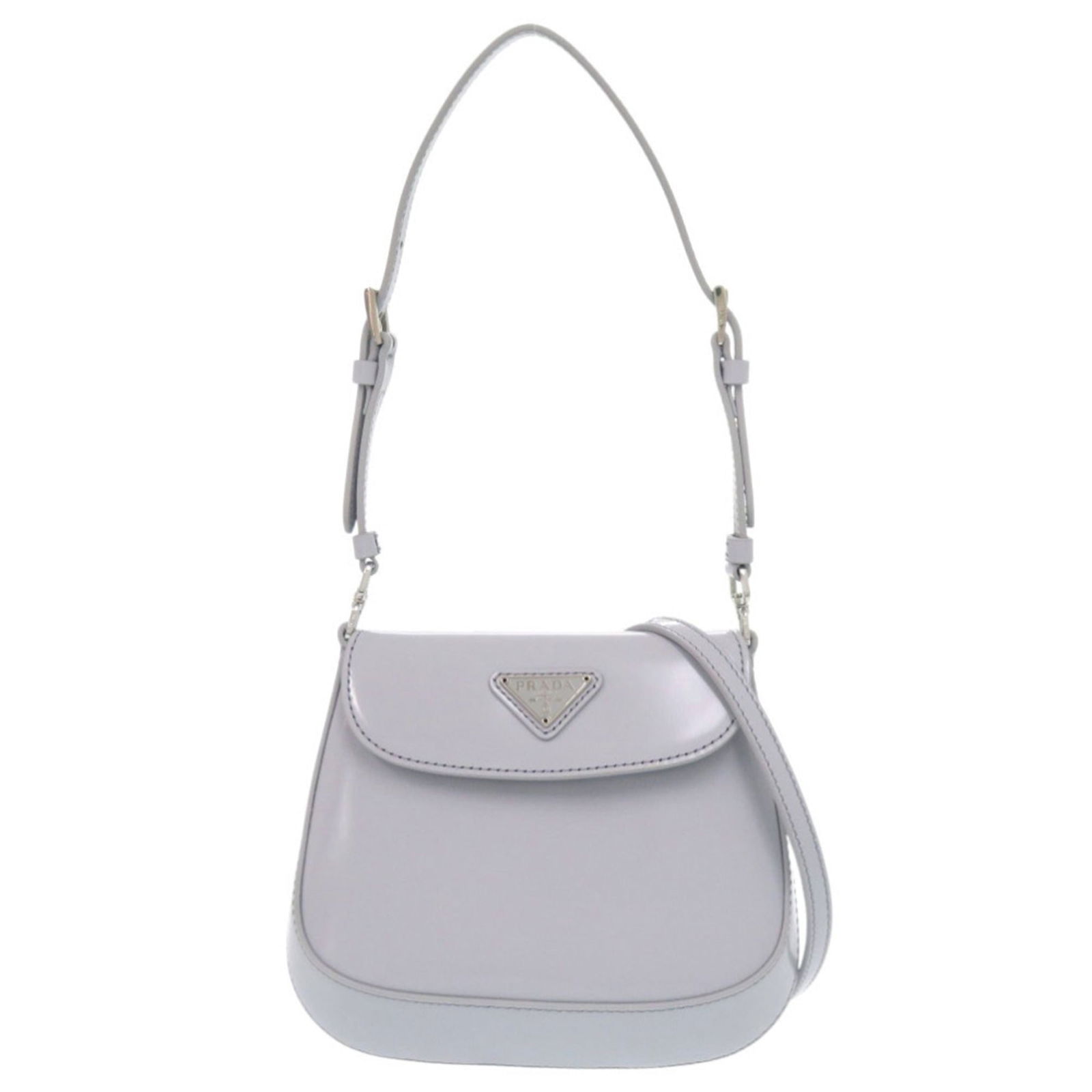 Leather Prada Shoulder Bag: Leather Prada Shoulder Bag This listing features Leather Prada Shoulder Bag. Item specifics are provided below. Item Specifics: Brand: Prada Type: Shoulder Bag Material: Leather Color: Light Blue Hard