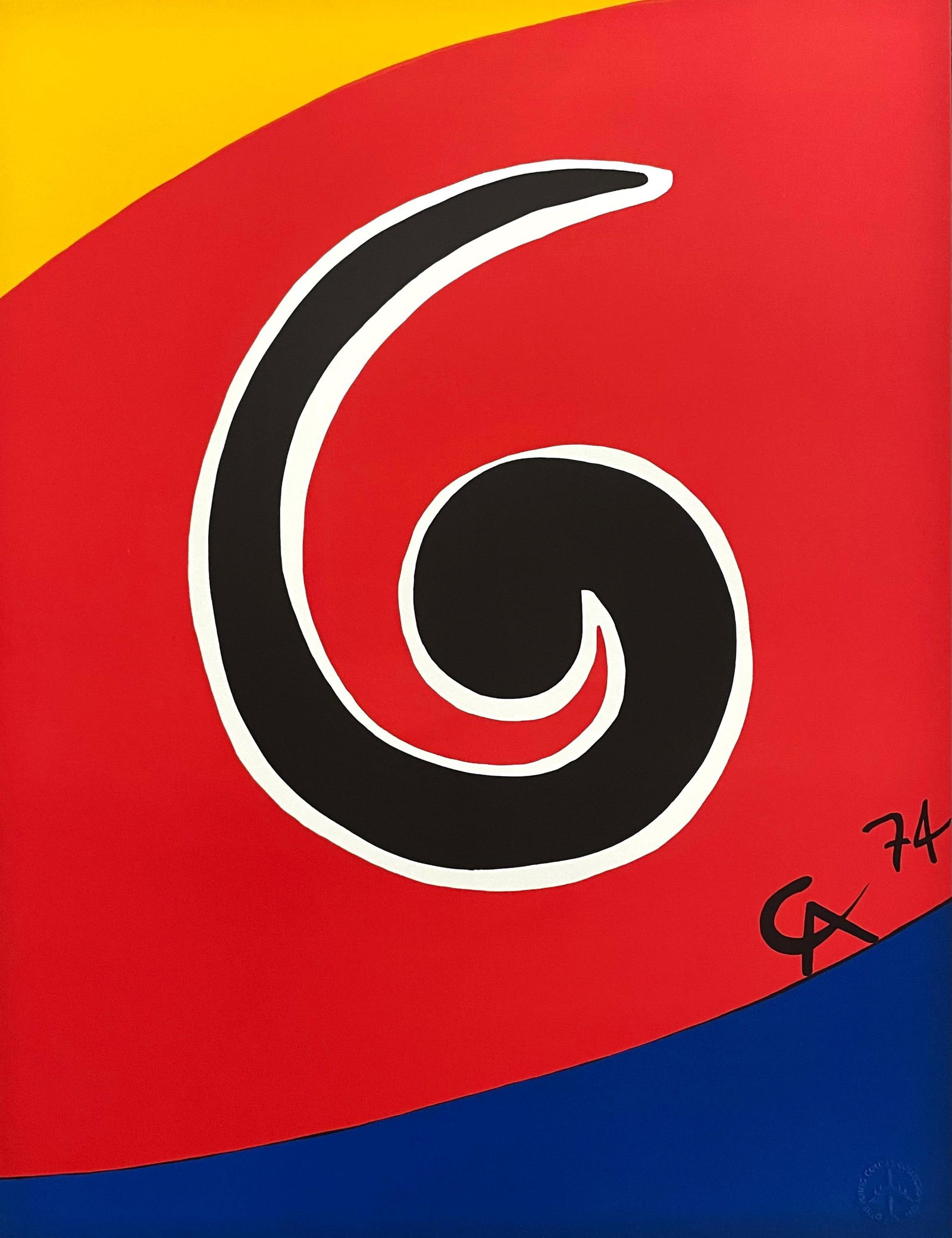 Lithograph - Alexander Calder - Sky Swirl - Braniff International Airways Flying Colors Collection: Lithograph - Alexander Calder - Sky Swirl - Braniff International Airways Flying Colors Collection This listing features Lithograph - Alexander Calder - Sky Swirl - Braniff International Airways