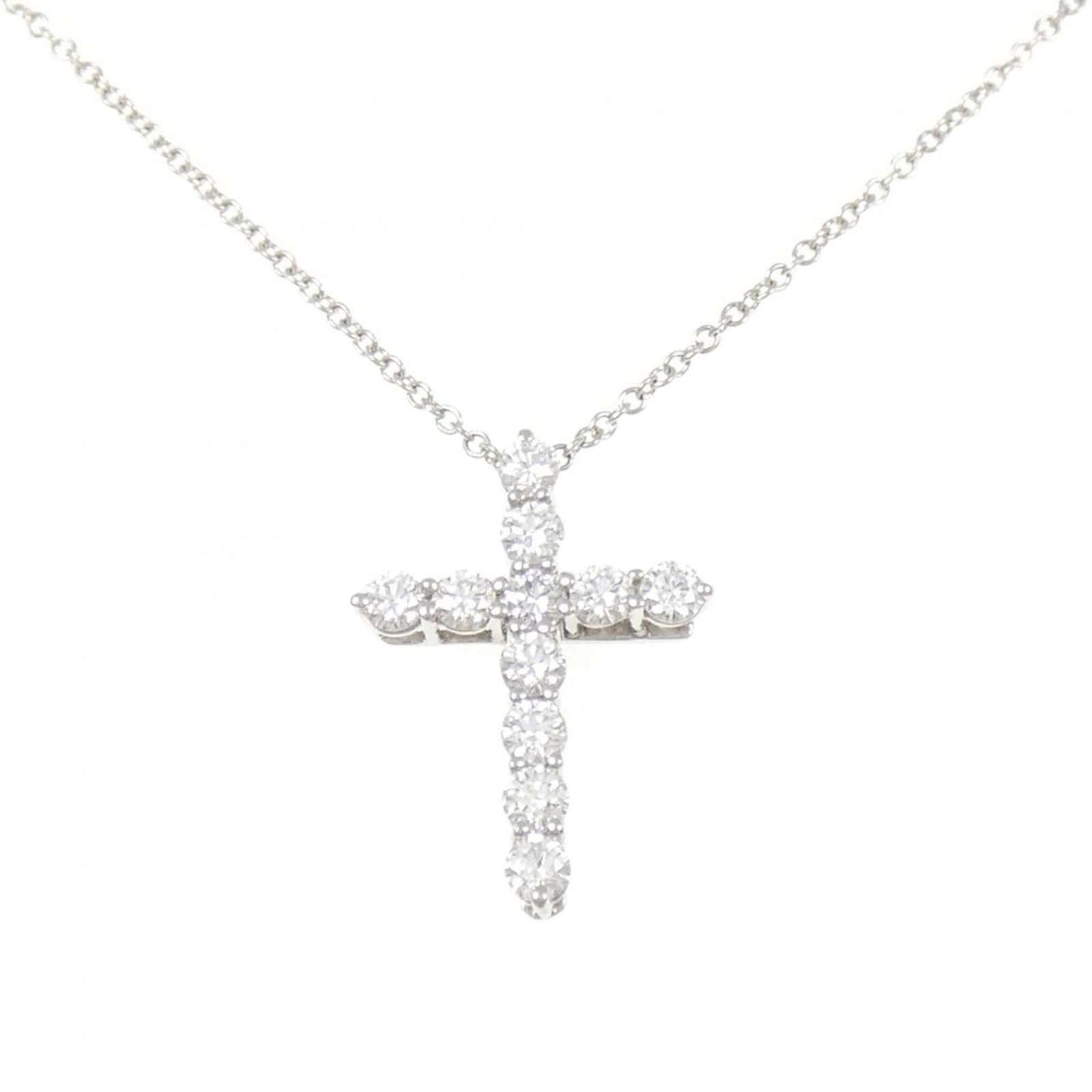 necklace Tiffany small cross (1 of 6)