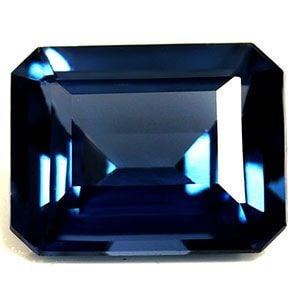 Loose Spinel Gemstone - Emerald 1.44ct Blue SI (1 of 1)