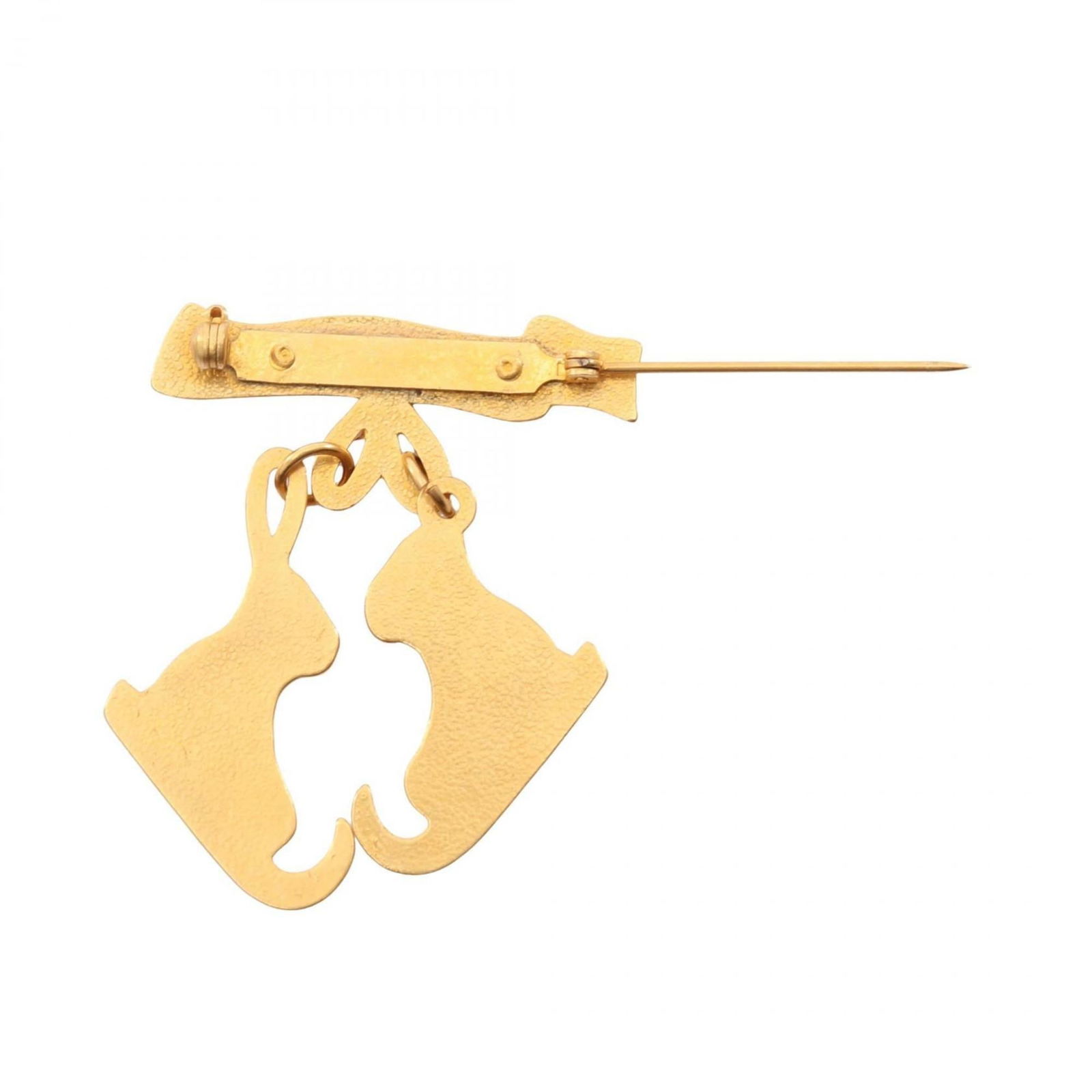 Plating Hermes Brooch Gold - 2