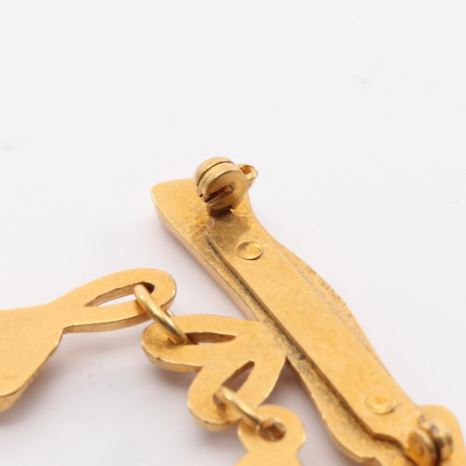 Plating Hermes Brooch Gold - 4