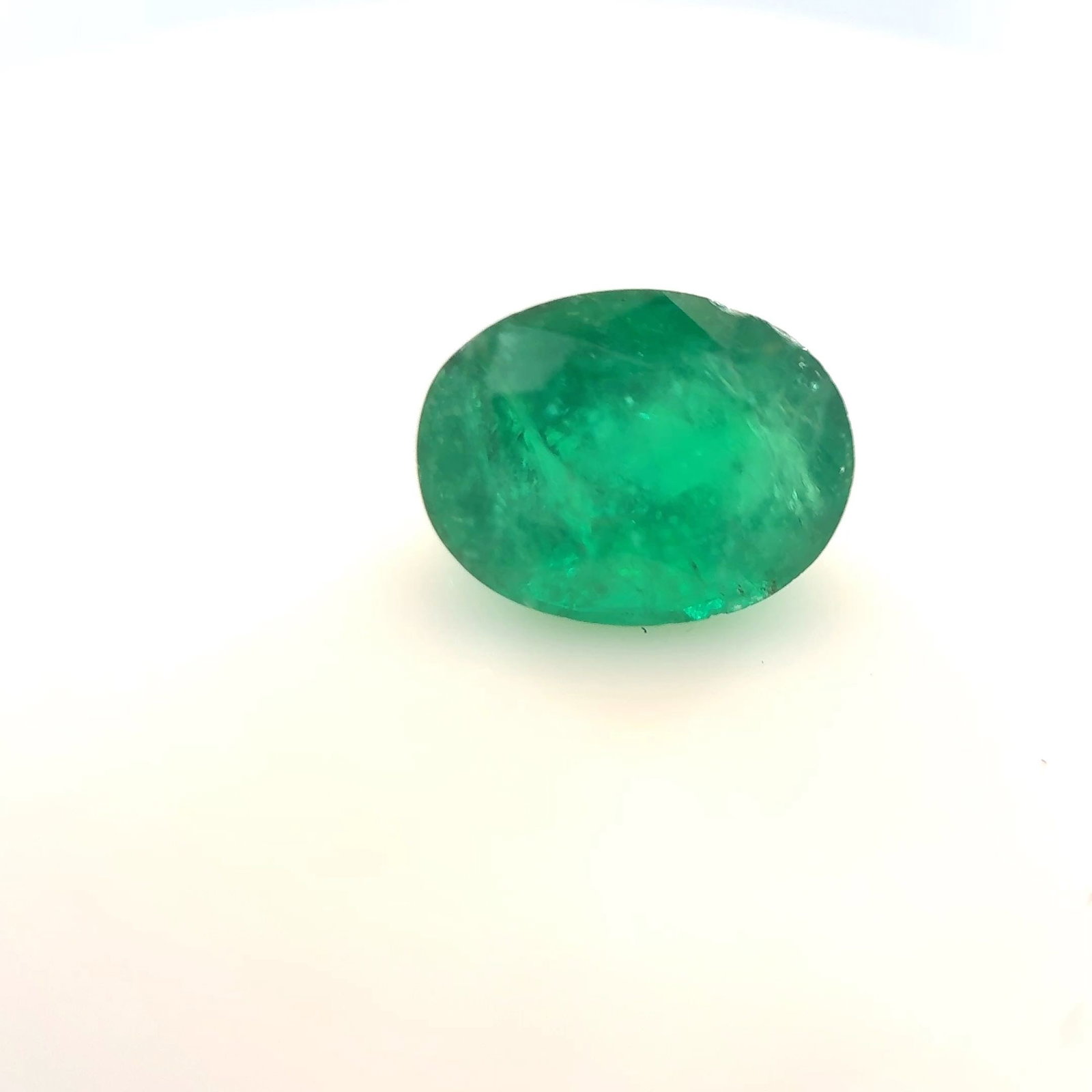 Loose Emerald Gemstone - Oval 1.52ct Green MI (1 of 1)