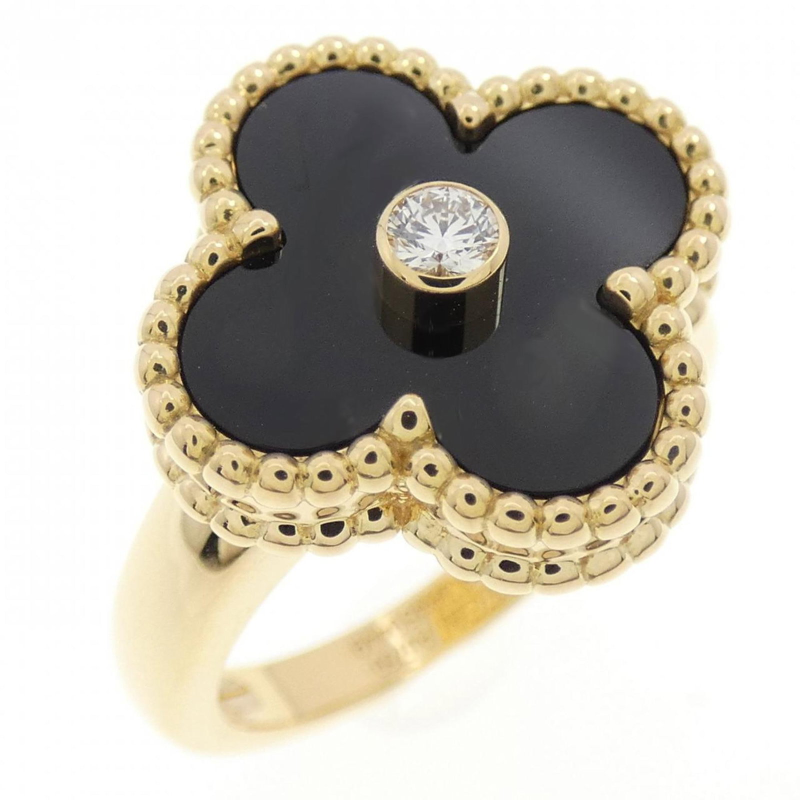 (18K) Van Cleef & Arpels Band Ring Yellow Gold (1 of 5)