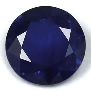 Loose Sapphire Gemstone - Round 1.18ct Blue SI (1 of 1)
