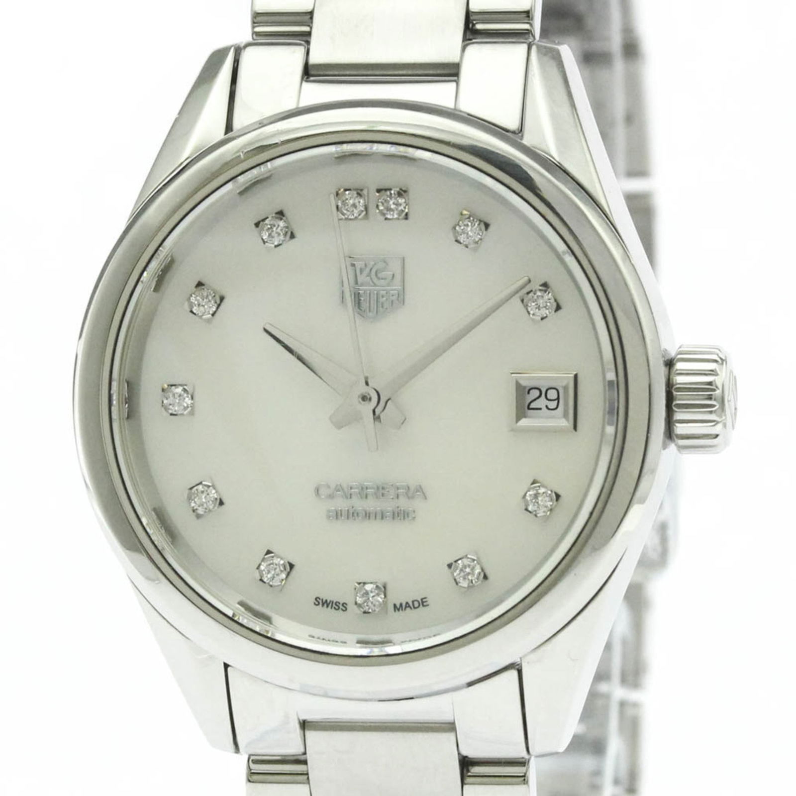 Wristwatch Tag Heuer: Wristwatch Tag Heuer This listing features Wristwatch Tag Heuer. Item specifics are provided below. Item Specifics: Brand: Tag Heuer Type: Wristwatch Style: Dress/Formal Gender: Women Material (Case):