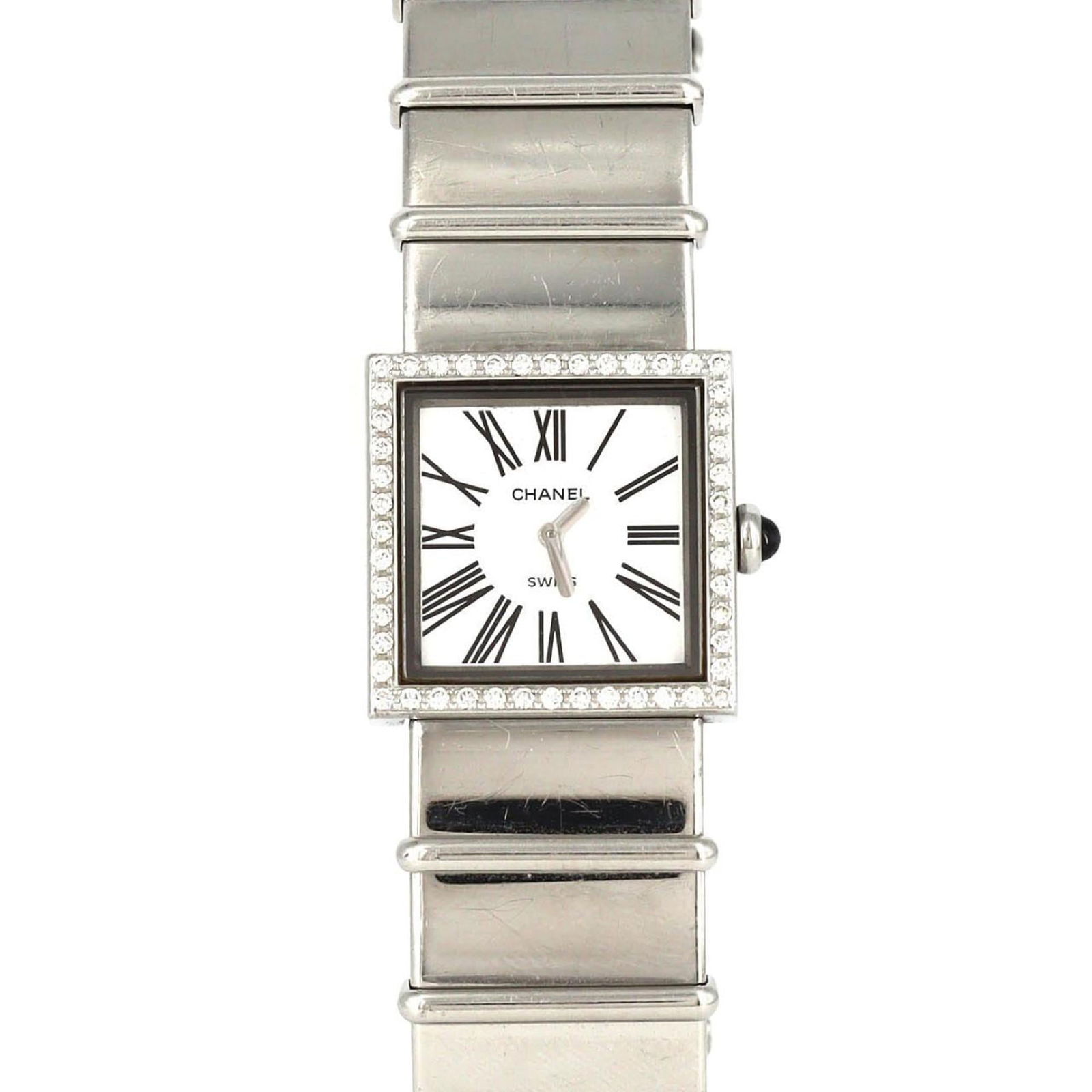 Wristwatch Chanel: Wristwatch Chanel This listing features Wristwatch Chanel. Item specifics are provided below. Item Specifics: Brand: Chanel Type: Wristwatch Gender: Women Material (Case): Stainless Steel Material (Ba