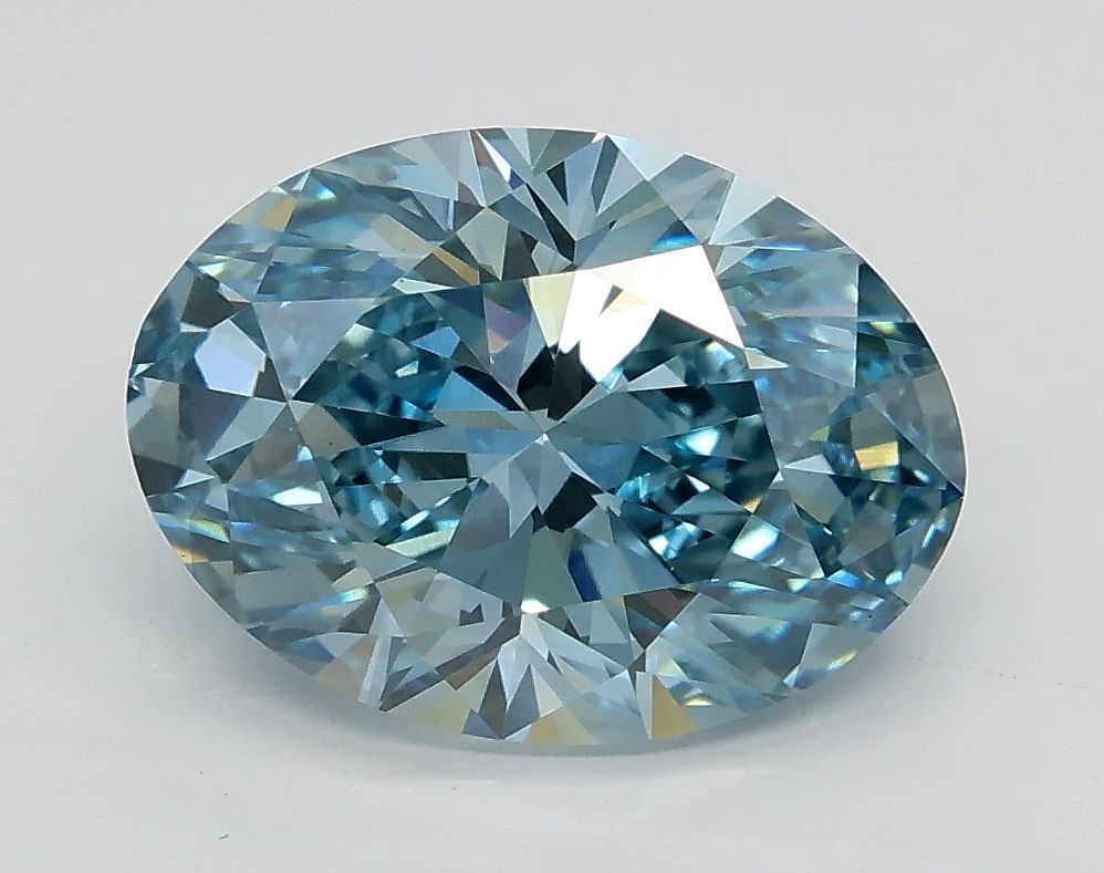 Loose Lab Diamond - IGI Oval 2.5ct Fancy Vivid Greenish Blue VS2: Loose Lab Diamond - IGI Oval 2.5ct Fancy Vivid Greenish Blue VS2 This listing features Loose Lab Diamond - IGI Oval 2.5ct Fancy Vivid Greenish Blue VS2. Item specifics are provided below. Item