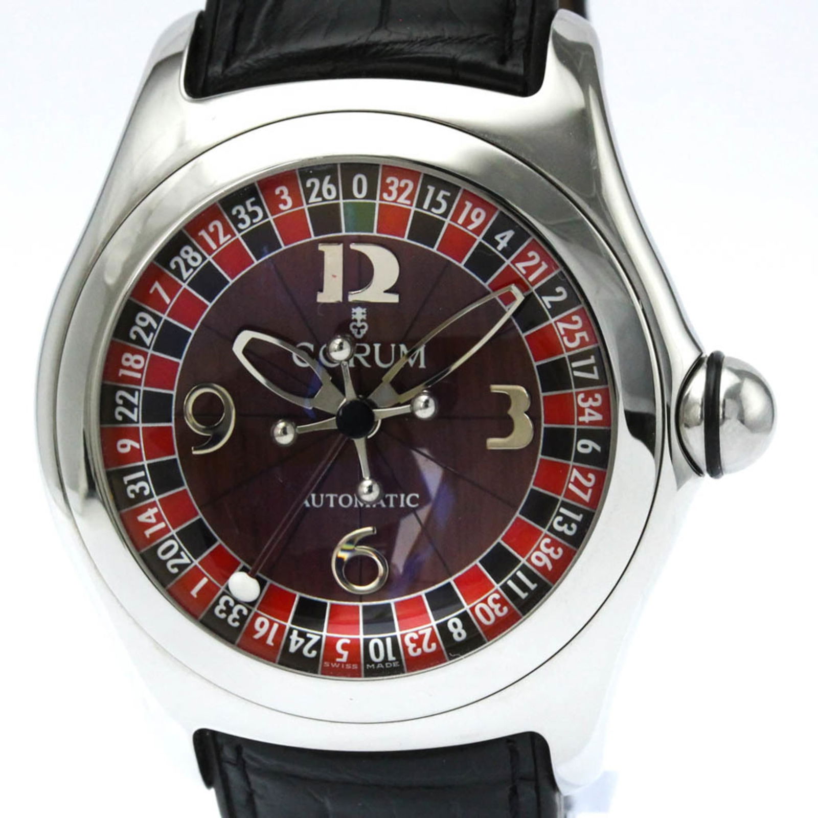 Wristwatch Corum: Wristwatch Corum This listing features Wristwatch Corum. Item specifics are provided below. Item Specifics: Brand: Corum Type: Wristwatch Style: Dress/Formal Gender: Men Material (Case): Stainless Ste