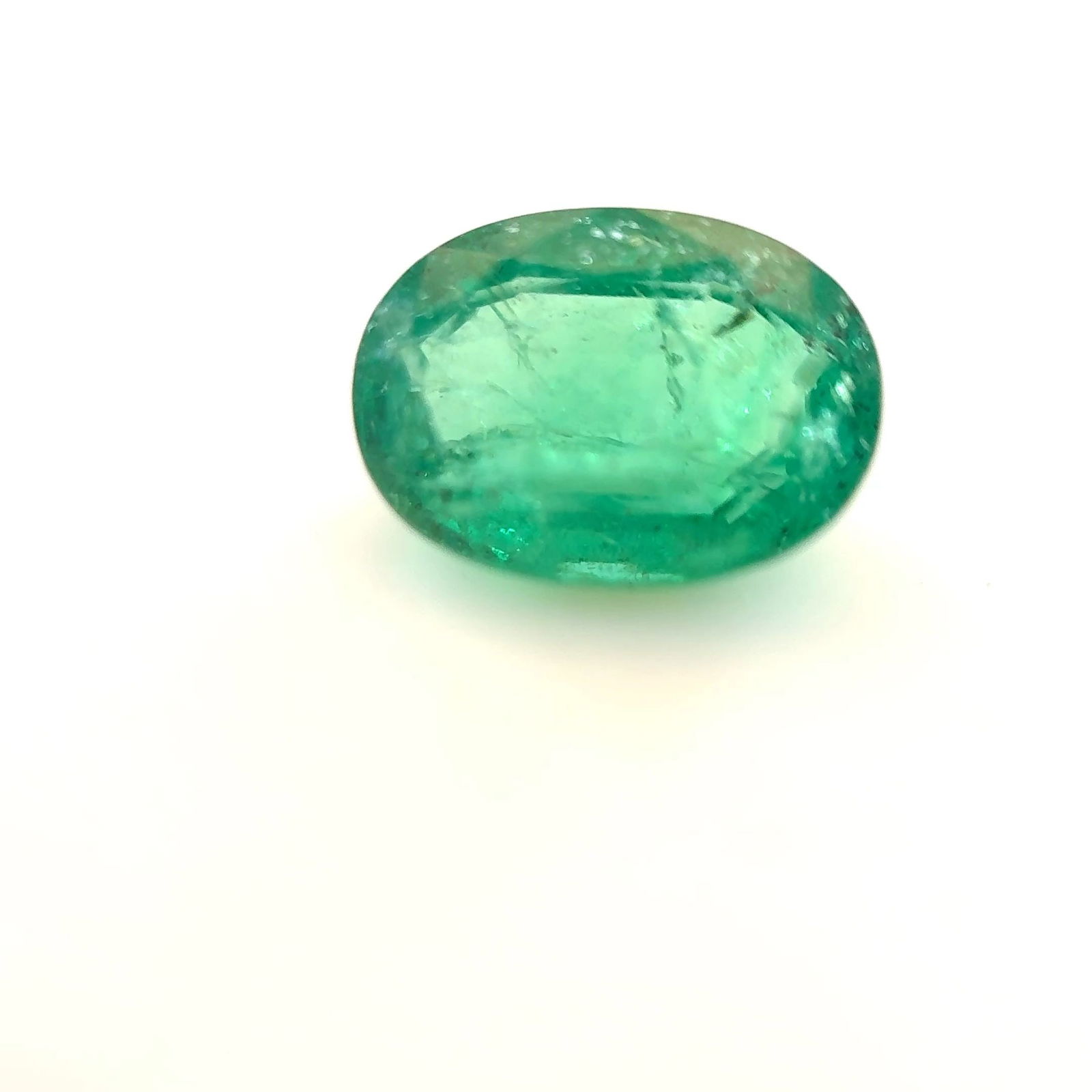 Loose Emerald Gemstone - Oval 1.61ct Green MI (1 of 1)