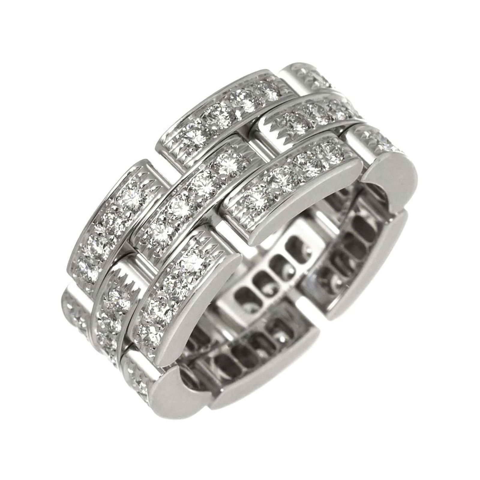(18K) Cartier Band Ring White Gold: (18K) Cartier Band Ring White Gold This listing features (18K) Cartier Band Ring White Gold. Item specifics are provided below. Item Specifics: Brand: Cartier Type: Band Ring Gender: Women Material: W