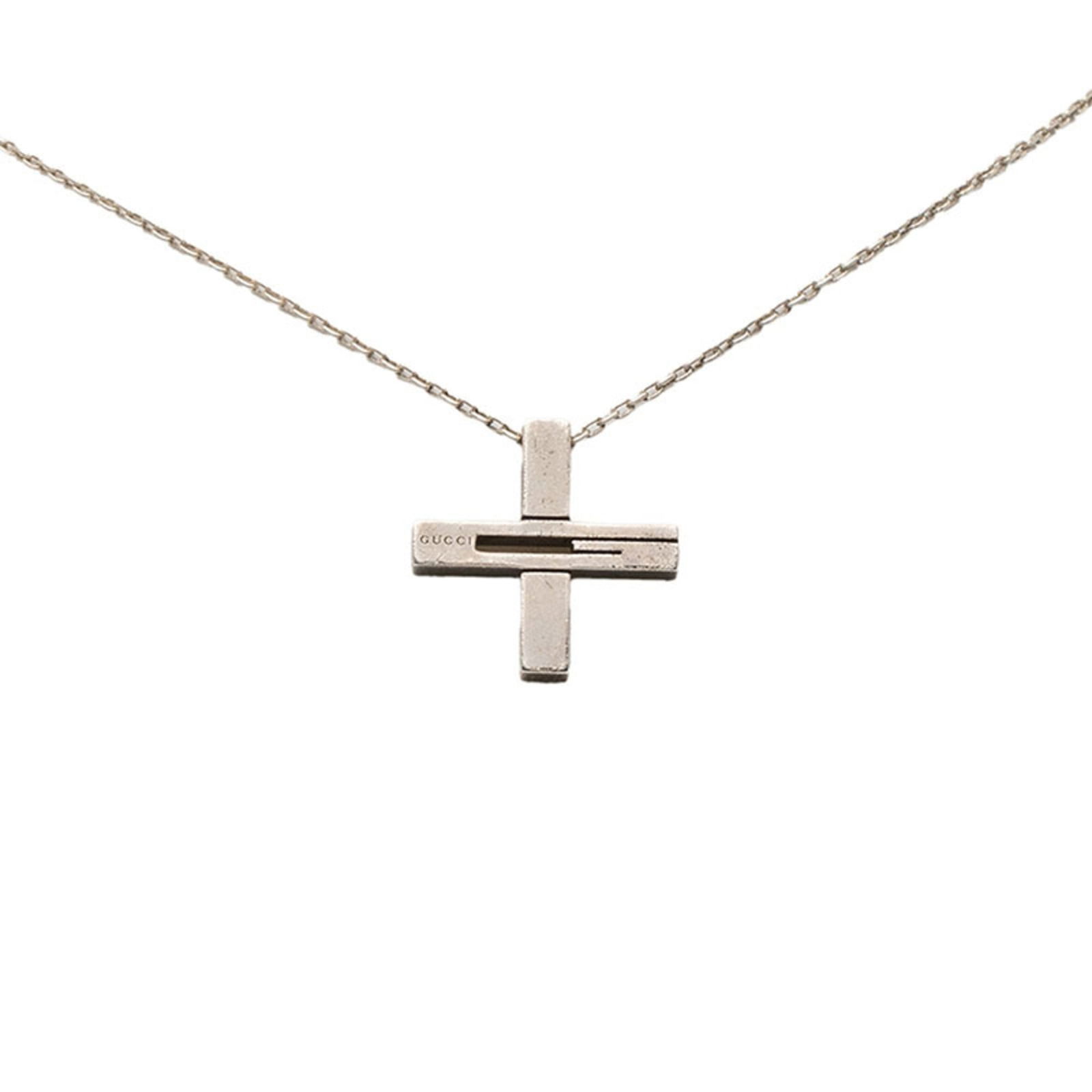 Women Gucci Cutout G Cross Pendant Necklace in SV925 Silver for: Women Gucci Cutout G Cross Pendant Necklace in SV925 Silver for This listing features Women Gucci Cutout G Cross Pendant Necklace in SV925 Silver for. Item specifics are provided below. Item