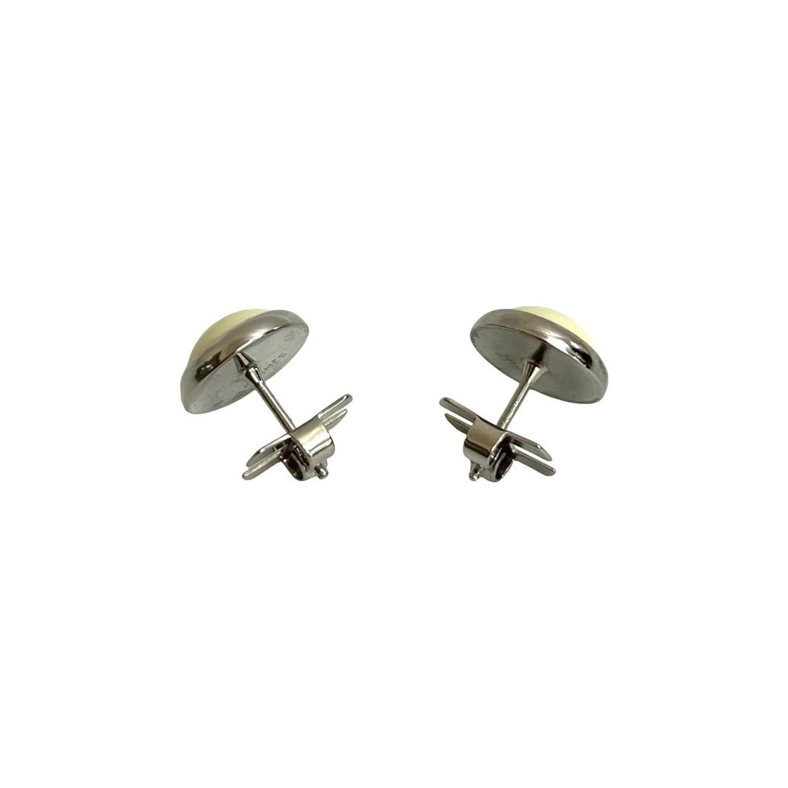 Metal Hermes Stud Earrings - 4