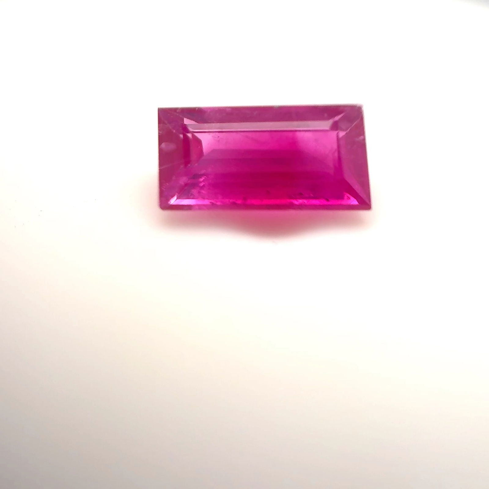 Loose Ruby Gemstone - Baguette 1.15ct Red MI: Loose Ruby Gemstone - Baguette 1.15ct Red MI This listing features Loose Ruby Gemstone - Baguette 1.15ct Red MI. Item specifics are provided below. Item Specifics: Type: Ruby Carat: 1.15 Cut: