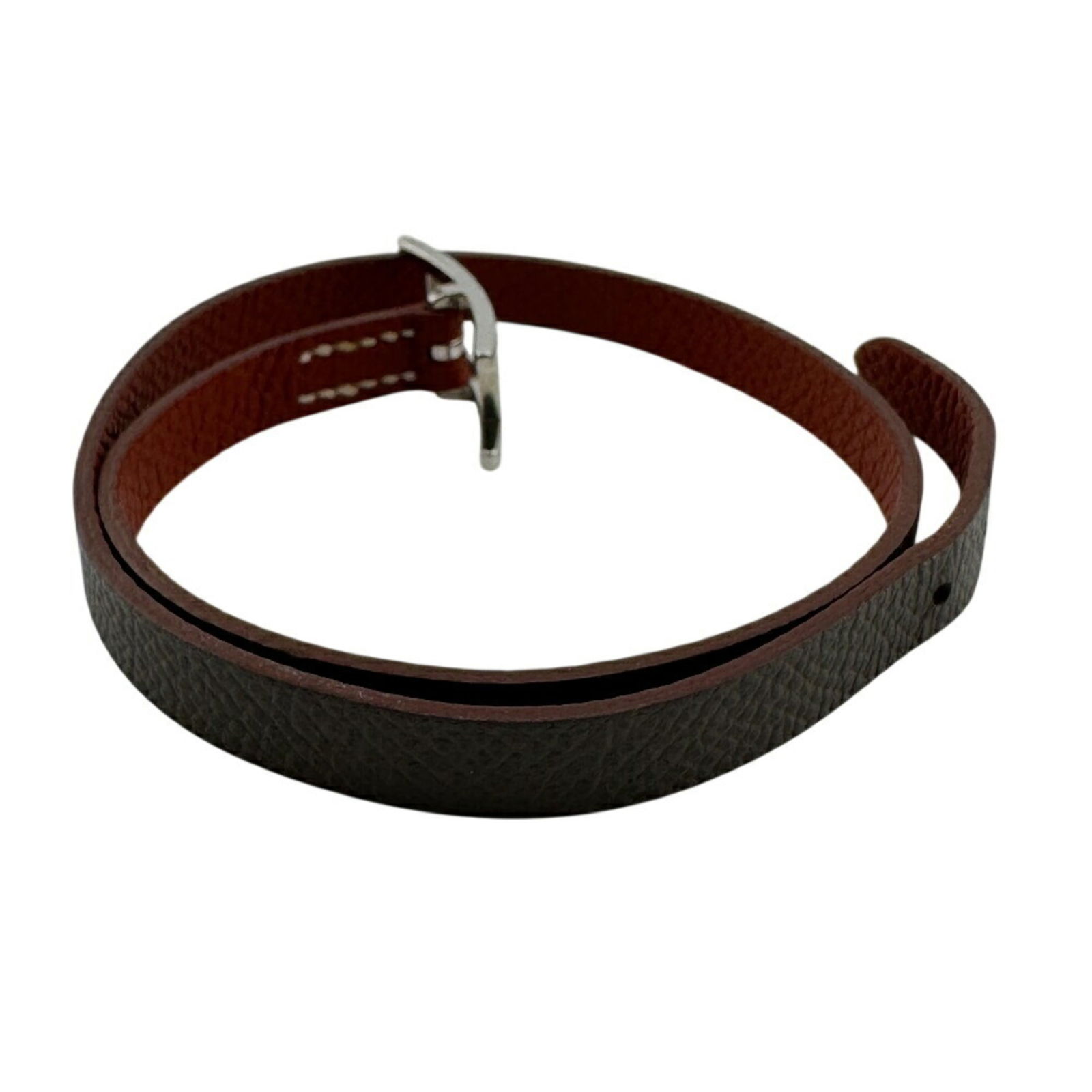Leather Hermes Charm Bracelet - 7