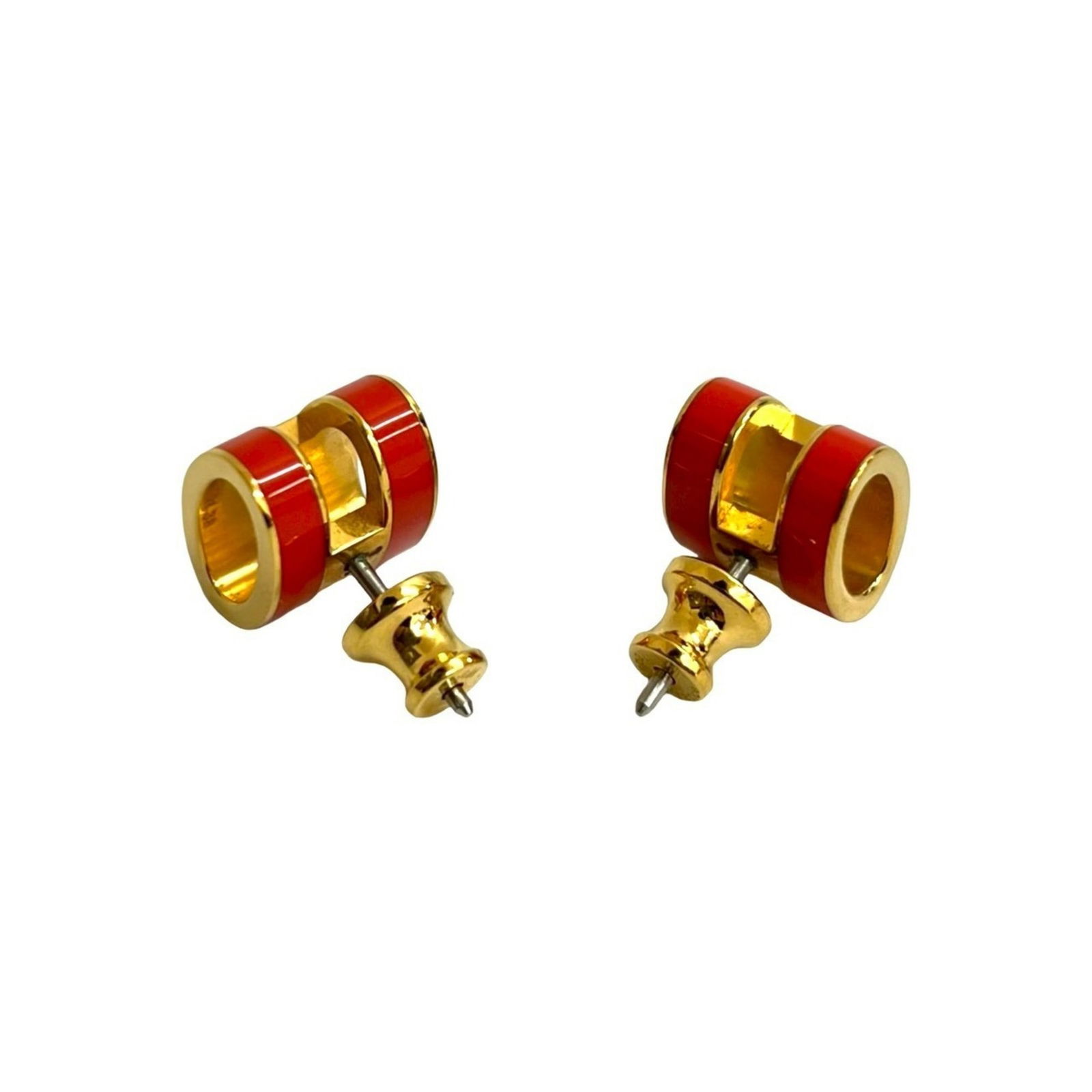 Plating Hermes Stud Earrings Gold - 6