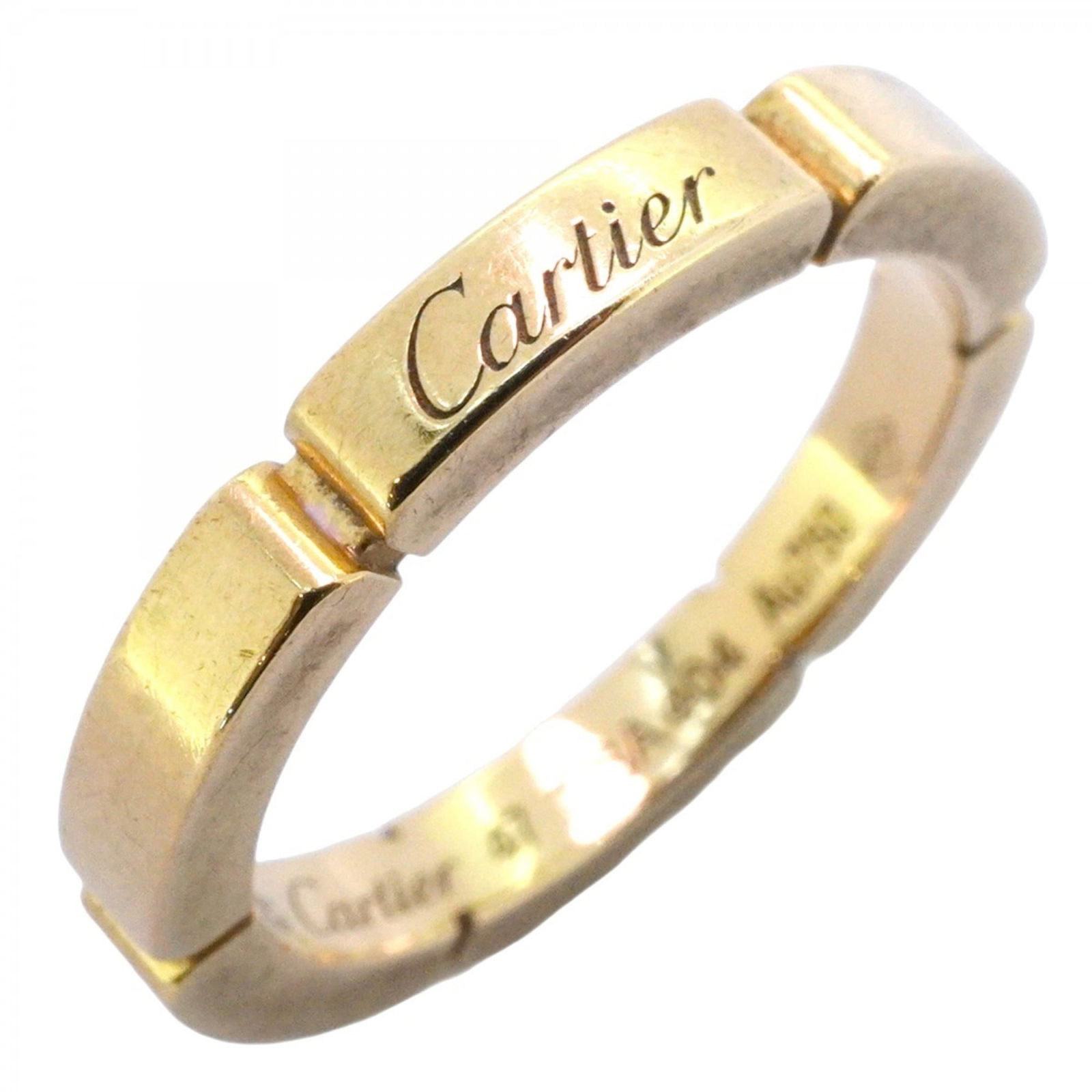 (18K) Cartier Band Ring Yellow Gold (1 of 9)