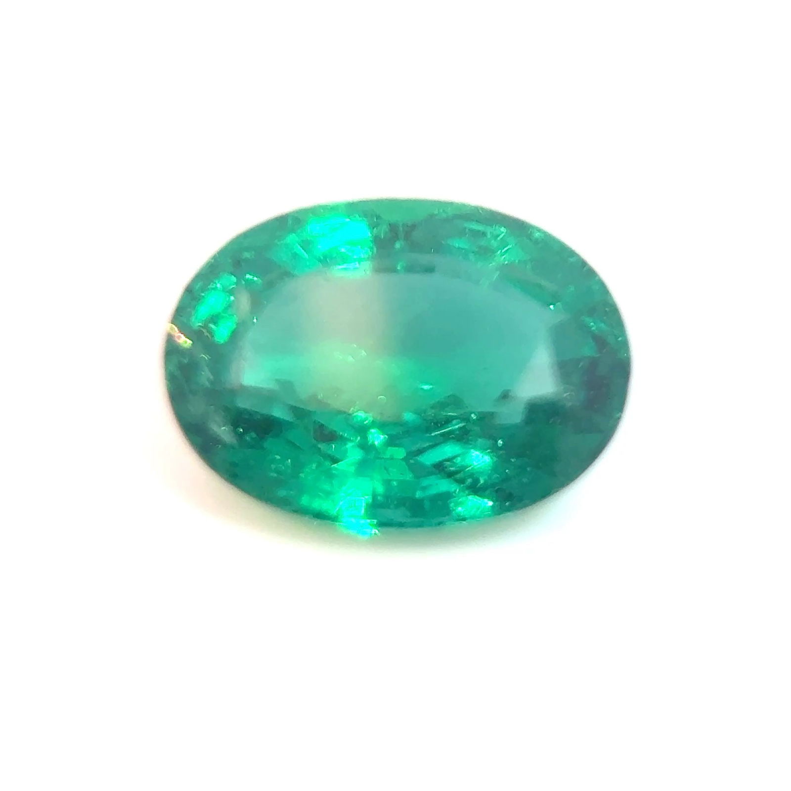 Loose Emerald Gemstone - GIA Oval 1.64ct Green SI (1 of 1)