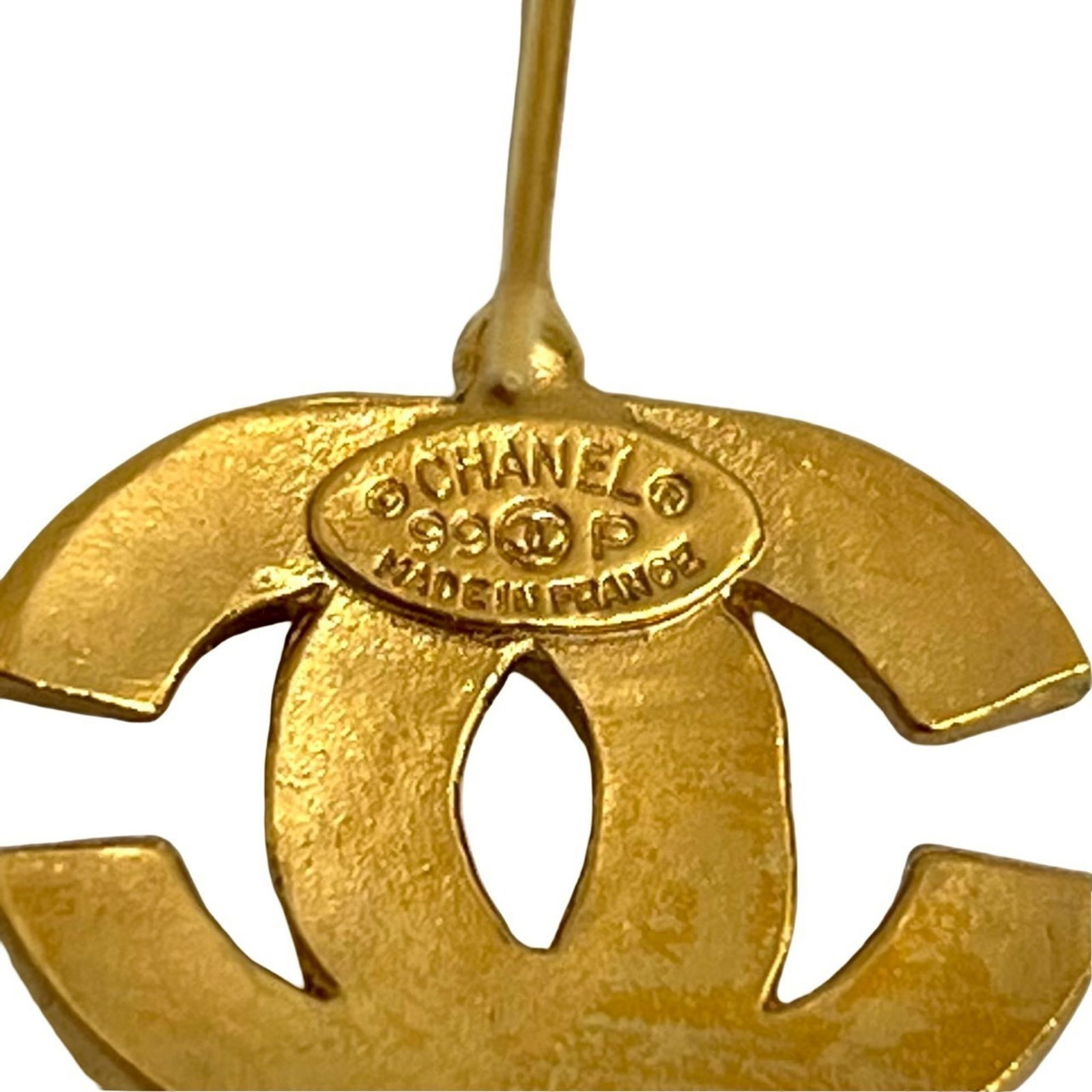 Plating Chanel Stud Earrings Gold - 2