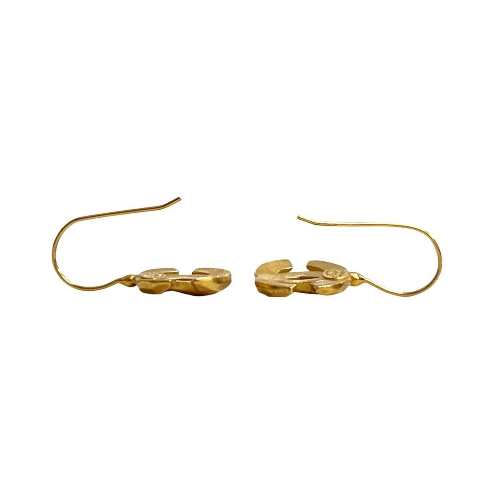 Plating Chanel Stud Earrings Gold - 4