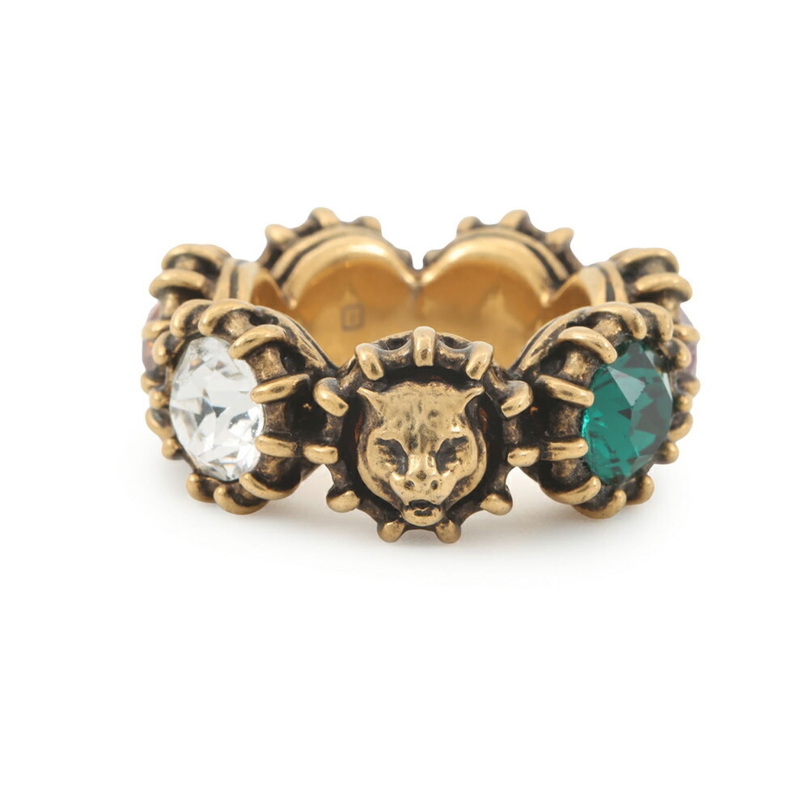 Metal Gucci Band Ring: Metal Gucci Band Ring This listing features Metal Gucci Band Ring. Item specifics are provided below. Item Specifics: Brand: Gucci Type: Band Ring Gender: Women Color: Gold Material: Metal Stone: