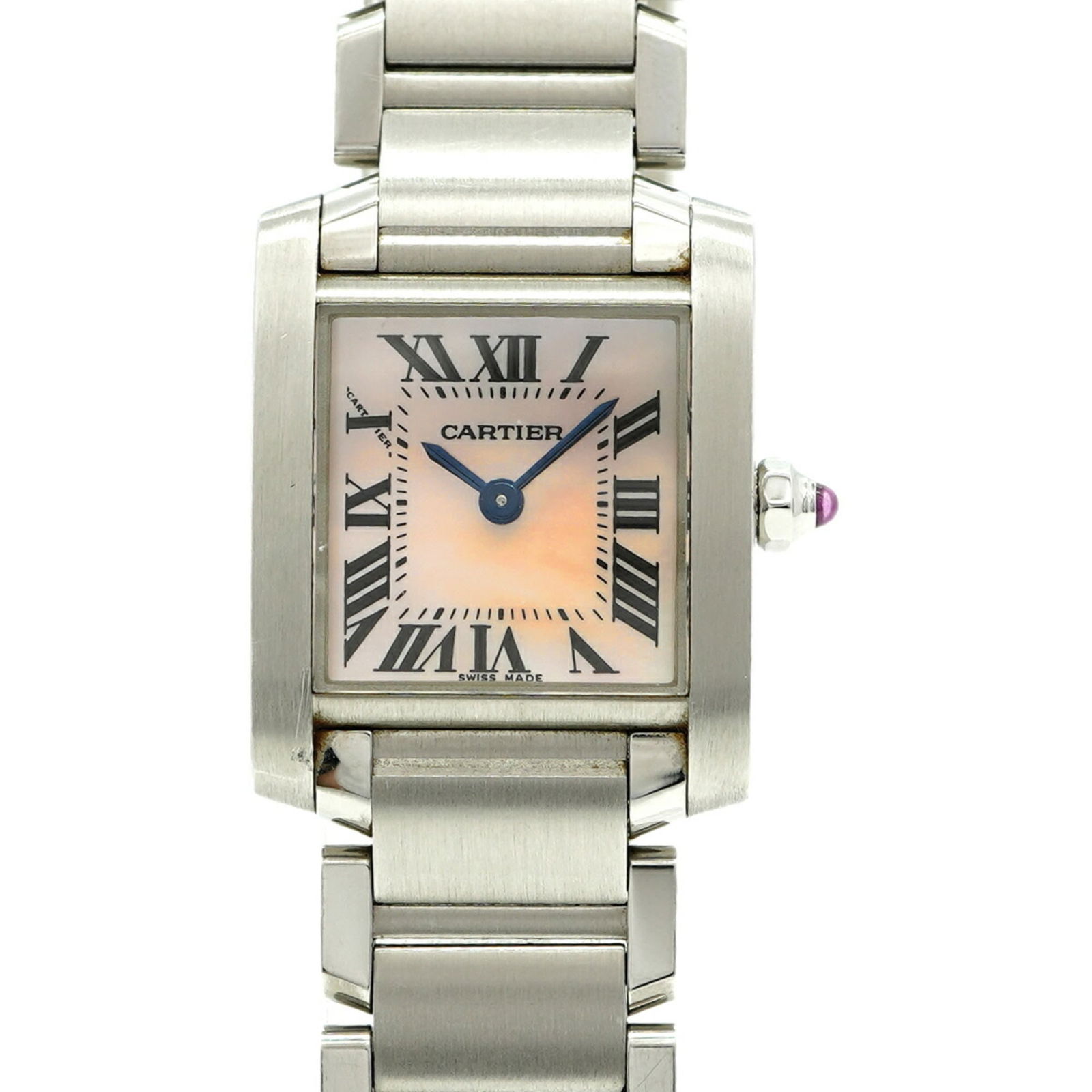 Wristwatch Cartier: Wristwatch Cartier This listing features Wristwatch Cartier. Item specifics are provided below. Item Specifics: Brand: Cartier Type: Wristwatch Gender: Women Material (Band): Stainless Steel Color