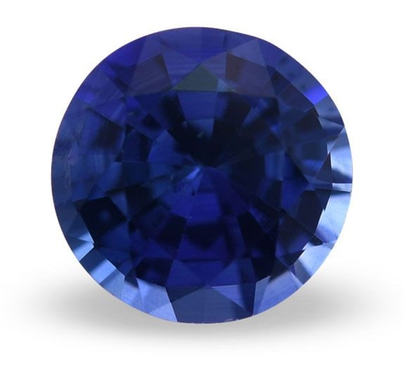 Loose Sapphire Gemstone - Round 1.02ct Blue EC (1 of 1)
