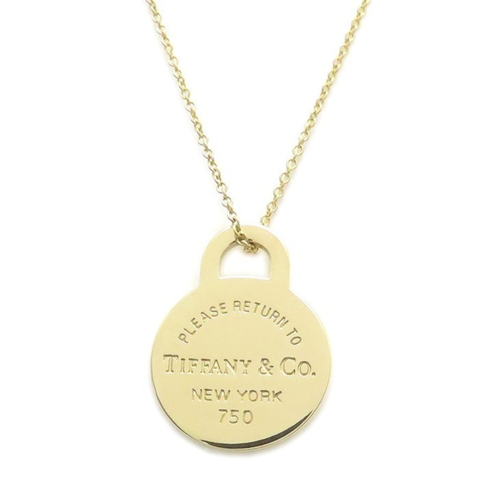 294943 - TIFFANY & Co. Return to Tiffany Necklace - 18K Yellow Gold - Women's (1 of 7)