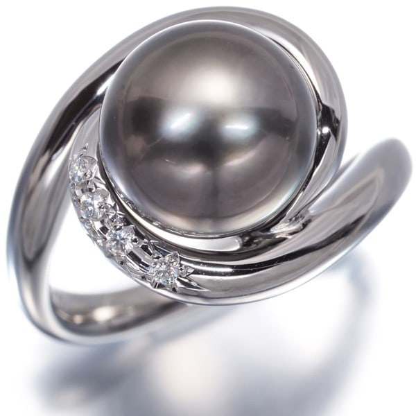 900 Tasaki Ring Black South Sea Pearl 9.7Mm Diamond 0.03Ct Us5.75-6 Pt: 900 Tasaki Ring Black South Sea Pearl 9.7Mm Diamond 0.03Ct Us5.75-6 Pt This listing features 900 Tasaki Ring Black South Sea Pearl 9.7Mm Diamond 0.03Ct Us5.75-6 Pt. Item specifics are provided below.