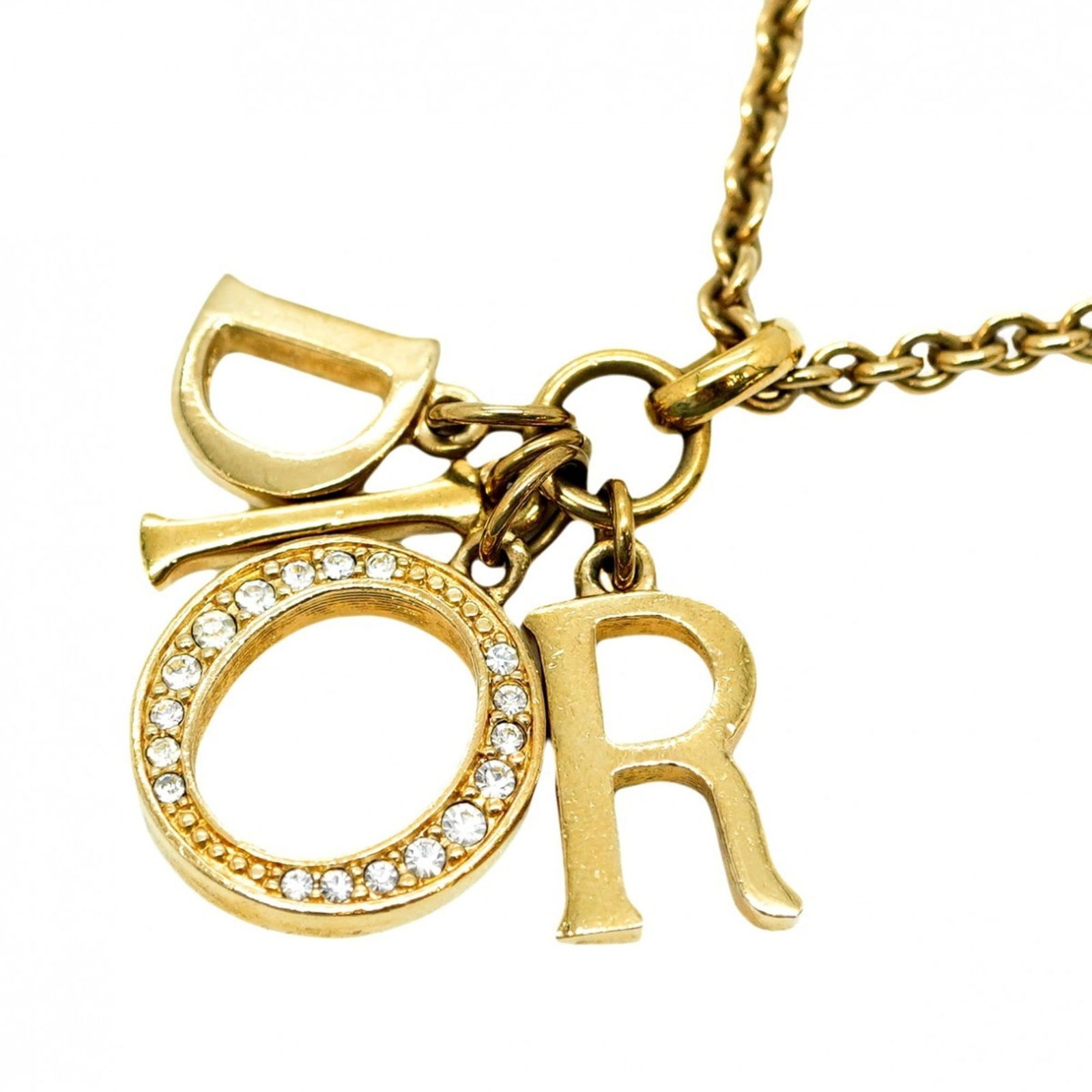 GP plated rhinestone gold for women - Christian Dior necklace: GP plated rhinestone gold for women - Christian Dior necklace This listing features GP plated rhinestone gold for women - Christian Dior necklace. Item specifics are provided below. Item Specifics: