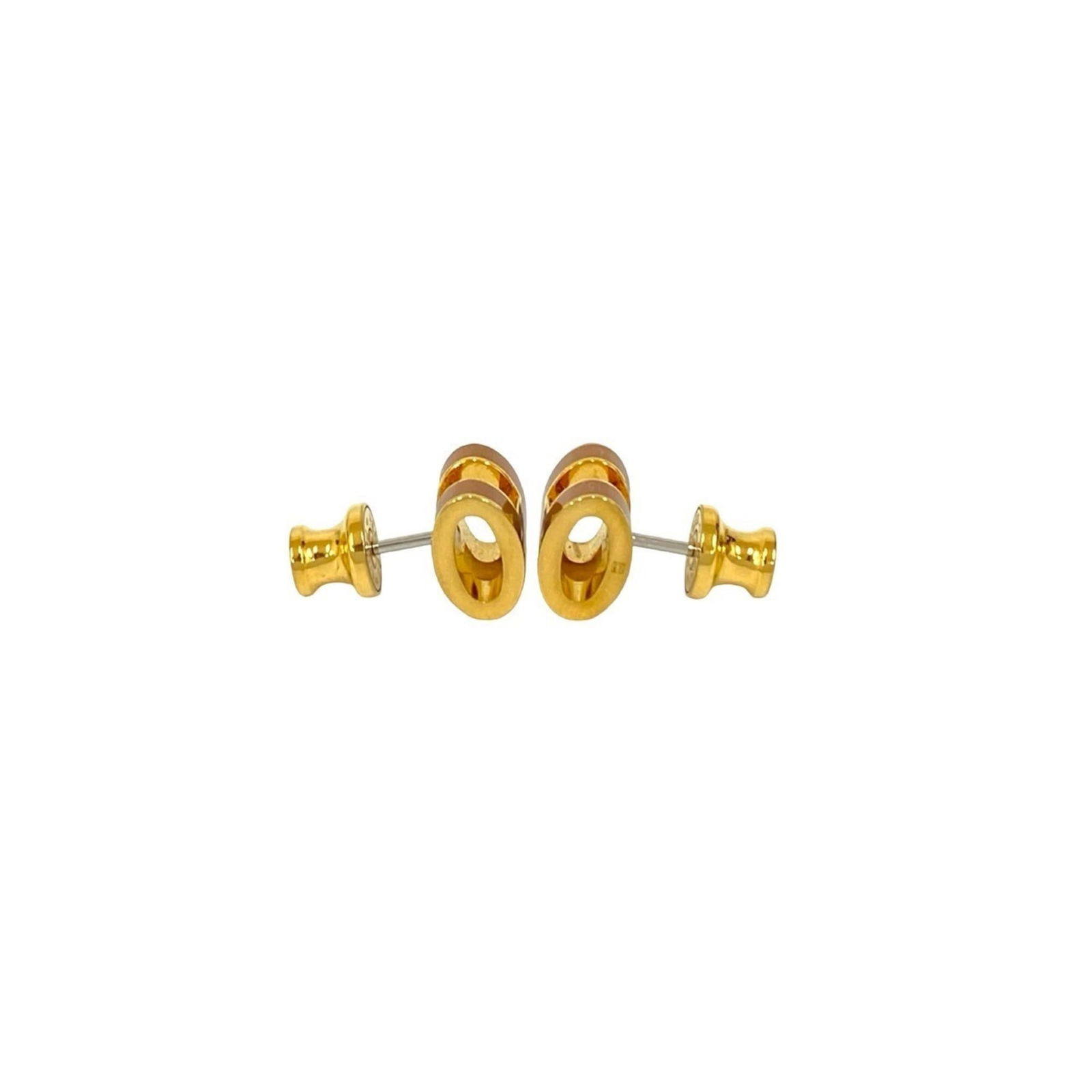 Plating Hermes Stud Earrings Gold - 4