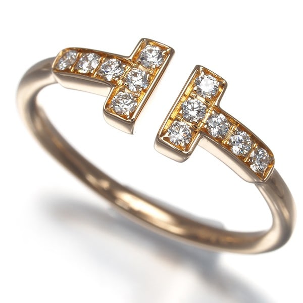 Gold Tiffany&Co. Ring Diamond Tiffany T Wire Us5-5.25 18K 750 Rose: Gold Tiffany&Co. Ring Diamond Tiffany T Wire Us5-5.25 18K 750 Rose This listing features Gold Tiffany&Co. Ring Diamond Tiffany T Wire Us5-5.25 18K 750 Rose. Item specifics are provided below. Item