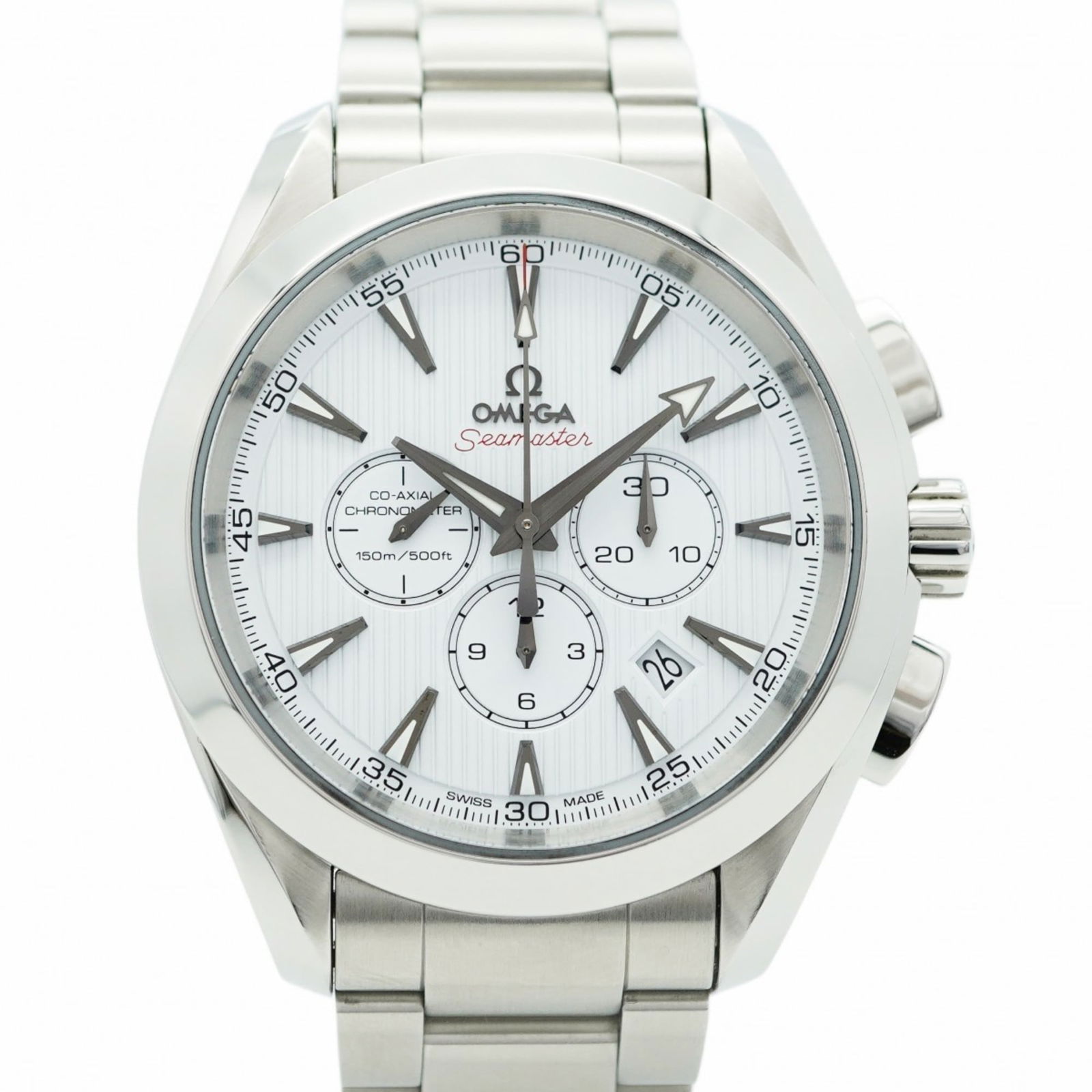 Wristwatch Omega: Wristwatch Omega This listing features Wristwatch Omega. Item specifics are provided below. Item Specifics: Brand: Omega Type: Wristwatch Gender: Men Material (Band): Stainless Steel Color (Dial): Whi