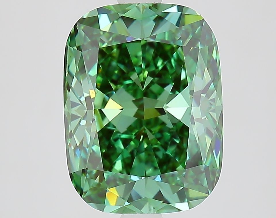 Loose Lab Diamond - IGI Cushion Modified 3.41ct Fancy Vivid Green VS1: Loose Lab Diamond - IGI Cushion Modified 3.41ct Fancy Vivid Green VS1 This listing features Loose Lab Diamond - IGI Cushion Modified 3.41ct Fancy Vivid Green VS1. Item specifics are provided below. 