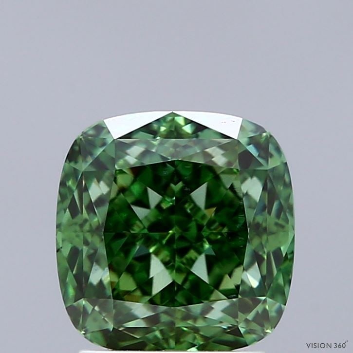 Loose Lab Diamond - IGI Cushion Modified 2.37ct Fancy Vivid Green VS1: Loose Lab Diamond - IGI Cushion Modified 2.37ct Fancy Vivid Green VS1 This listing features Loose Lab Diamond - IGI Cushion Modified 2.37ct Fancy Vivid Green VS1. Item specifics are provided below. 