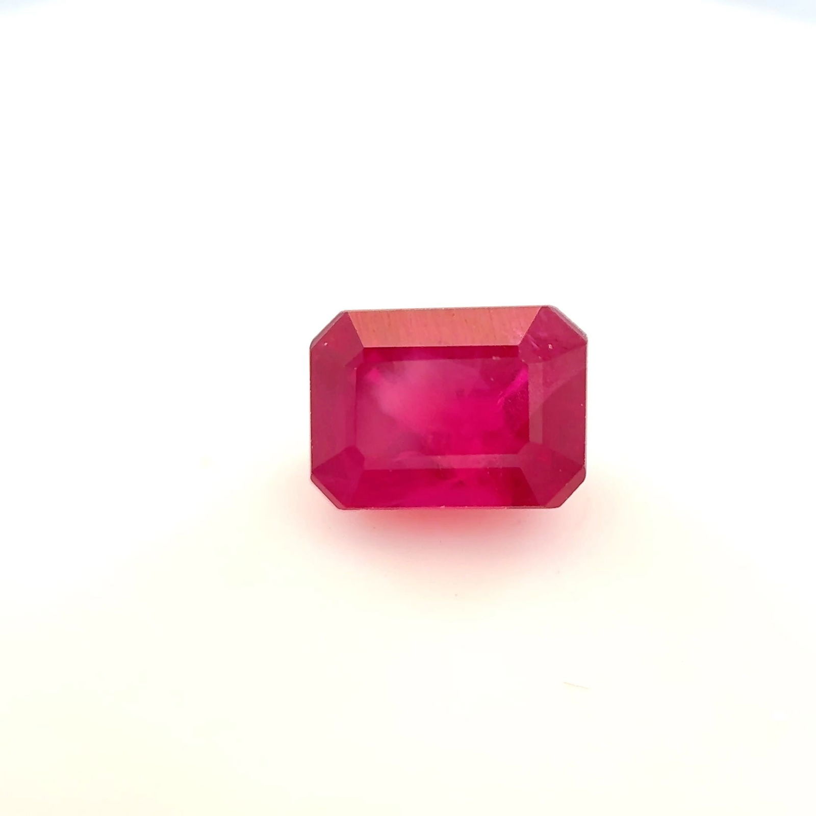Loose Ruby Gemstone - Emerald 1.19ct Red MI