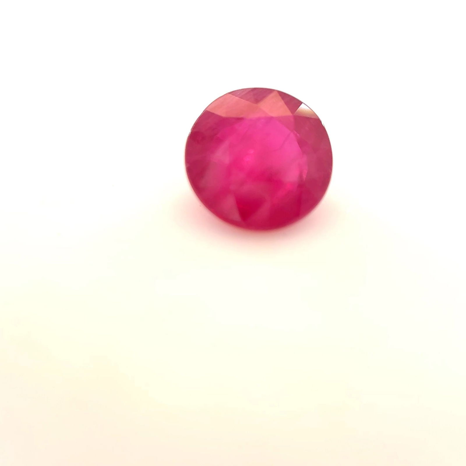 Loose Ruby Gemstone - Round 1.3ct Red SI (1 of 1)