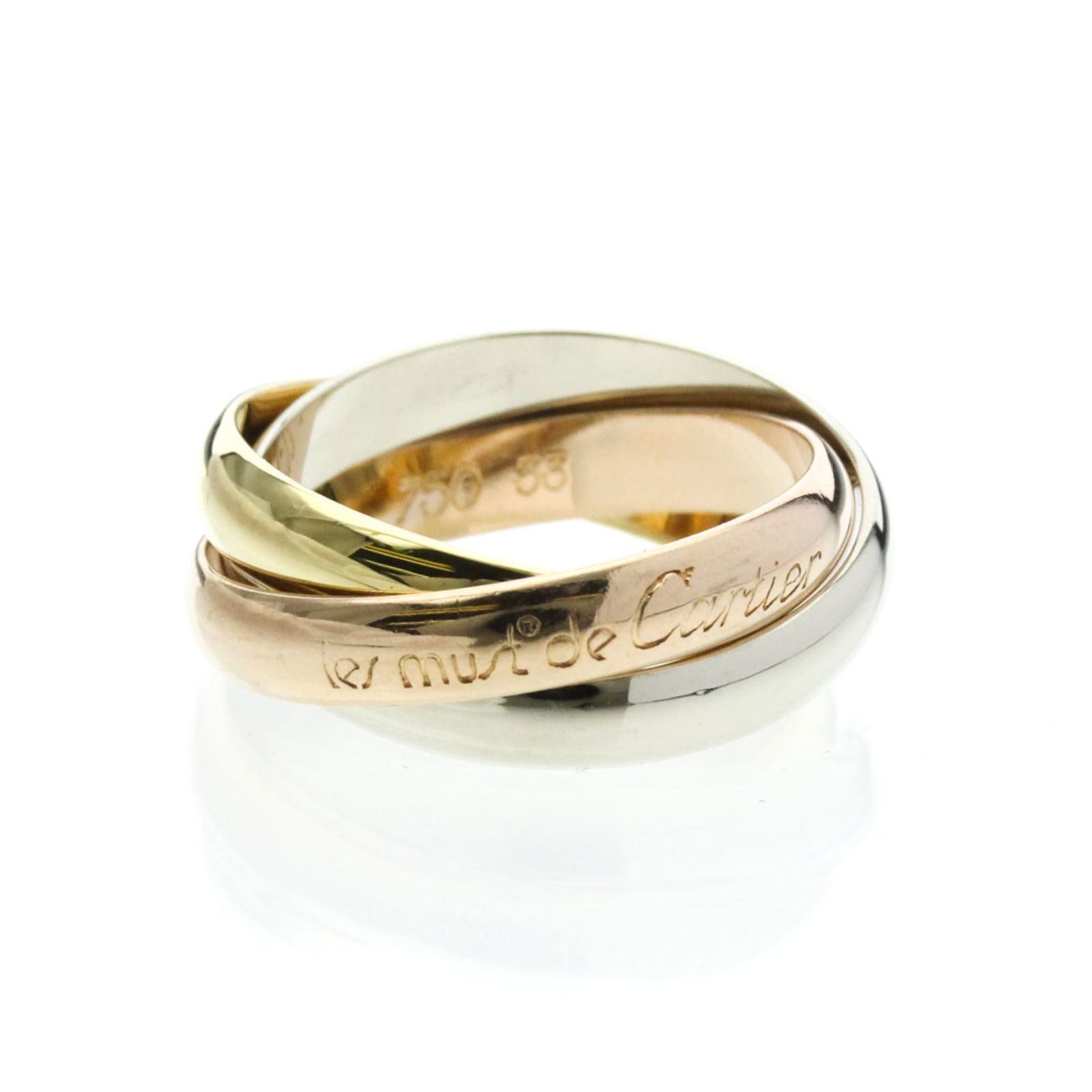 Yellow Gold (18K) - Cartier Band Ring Pink Gold (18K) - White Gold (18K): Yellow Gold (18K) - Cartier Band Ring Pink Gold (18K) - White Gold (18K) This listing features Yellow Gold (18K) - Cartier Band Ring Pink Gold (18K) - White Gold (18K). Item specifics are provided