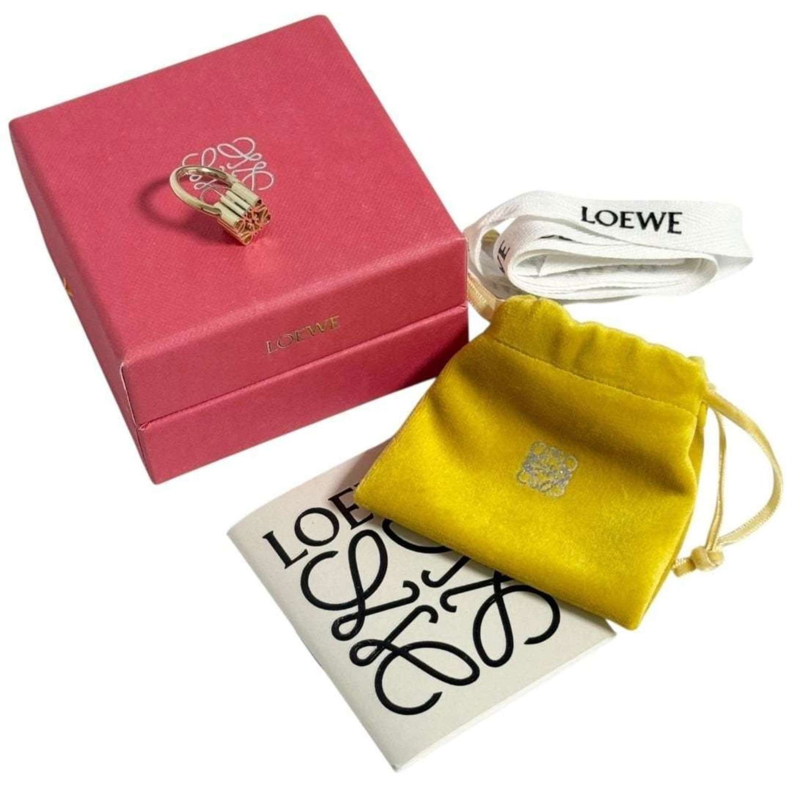 Silver 925 - Loewe Band Ring Gold Plating - 10