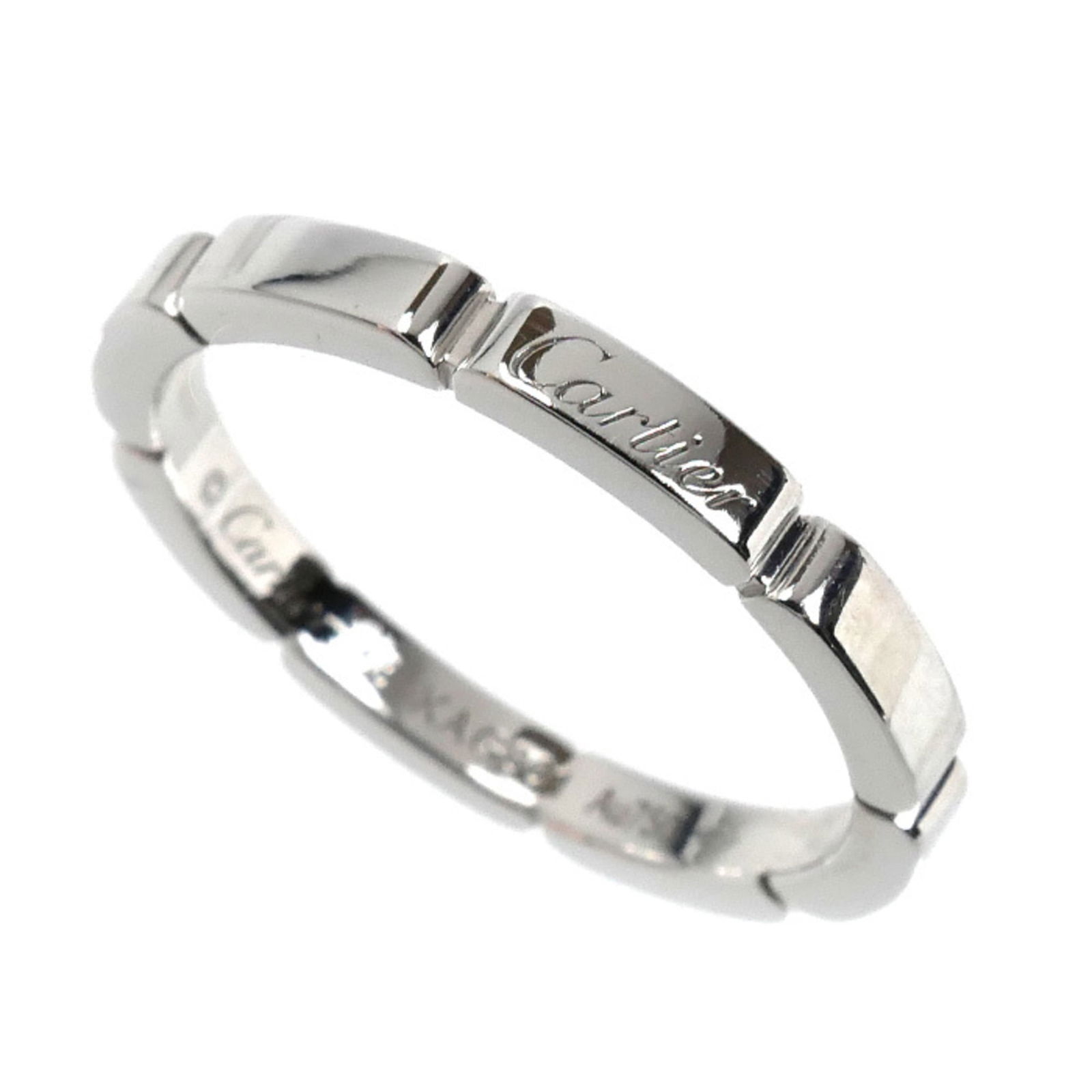 (18K) Cartier Band Ring White Gold (1 of 7)