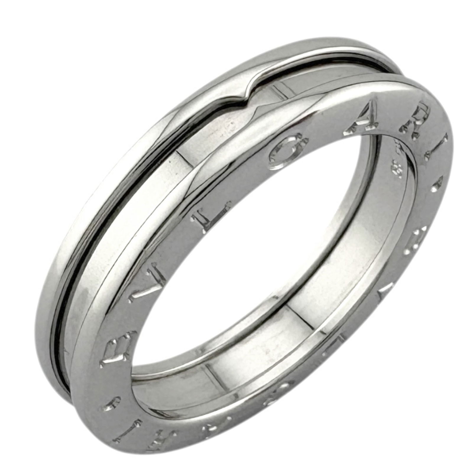 (18K) Bvlgari Band Ring White Gold (1 of 7)