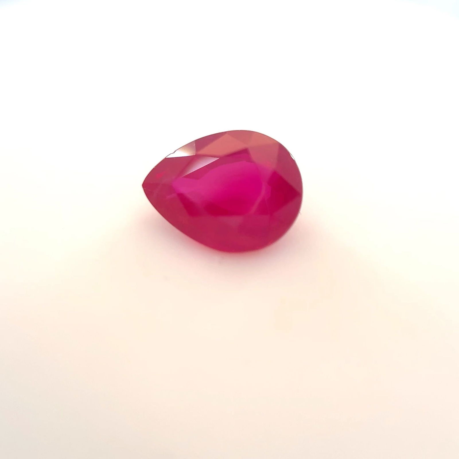 Loose Ruby Gemstone - Pear 1.08ct Red SI (1 of 1)