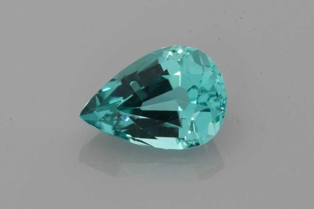 Loose Tourmaline Gemstone - Pear 1.83ct Blue EC: Loose Tourmaline Gemstone - Pear 1.83ct Blue EC This listing features Loose Tourmaline Gemstone - Pear 1.83ct Blue EC. Item specifics are provided below. Item Specifics: Type: Tourmaline Carat: 1.83