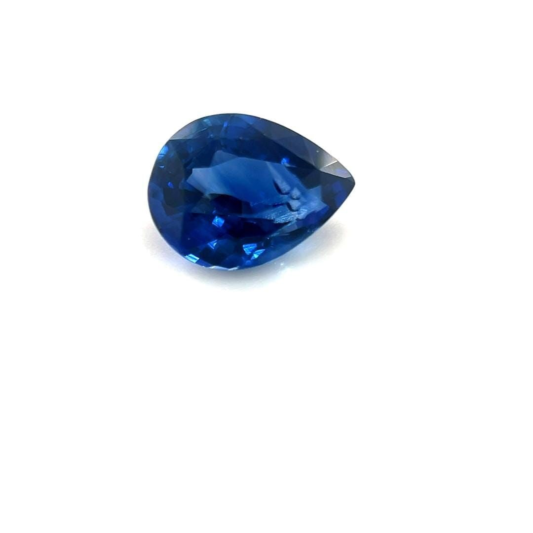 Loose Sapphire Gemstone - Pear 2.08ct Blue SI: Loose Sapphire Gemstone - Pear 2.08ct Blue SI This listing features Loose Sapphire Gemstone - Pear 2.08ct Blue SI. Item specifics are provided below. Item Specifics: Type: Sapphire Carat: 2.08 Cut: